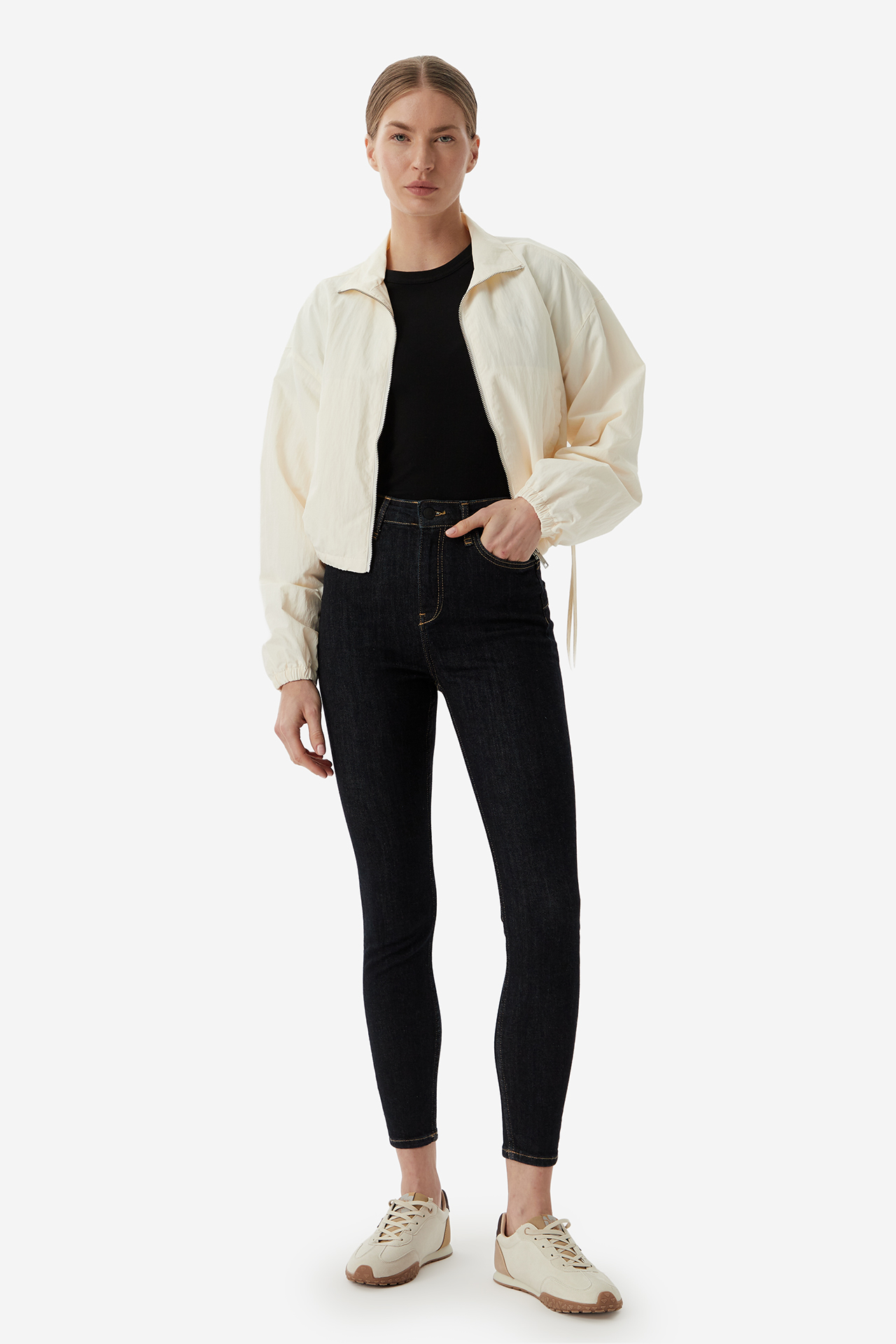 Spodnie CROSS JEANS C-4521-162 Granatowy