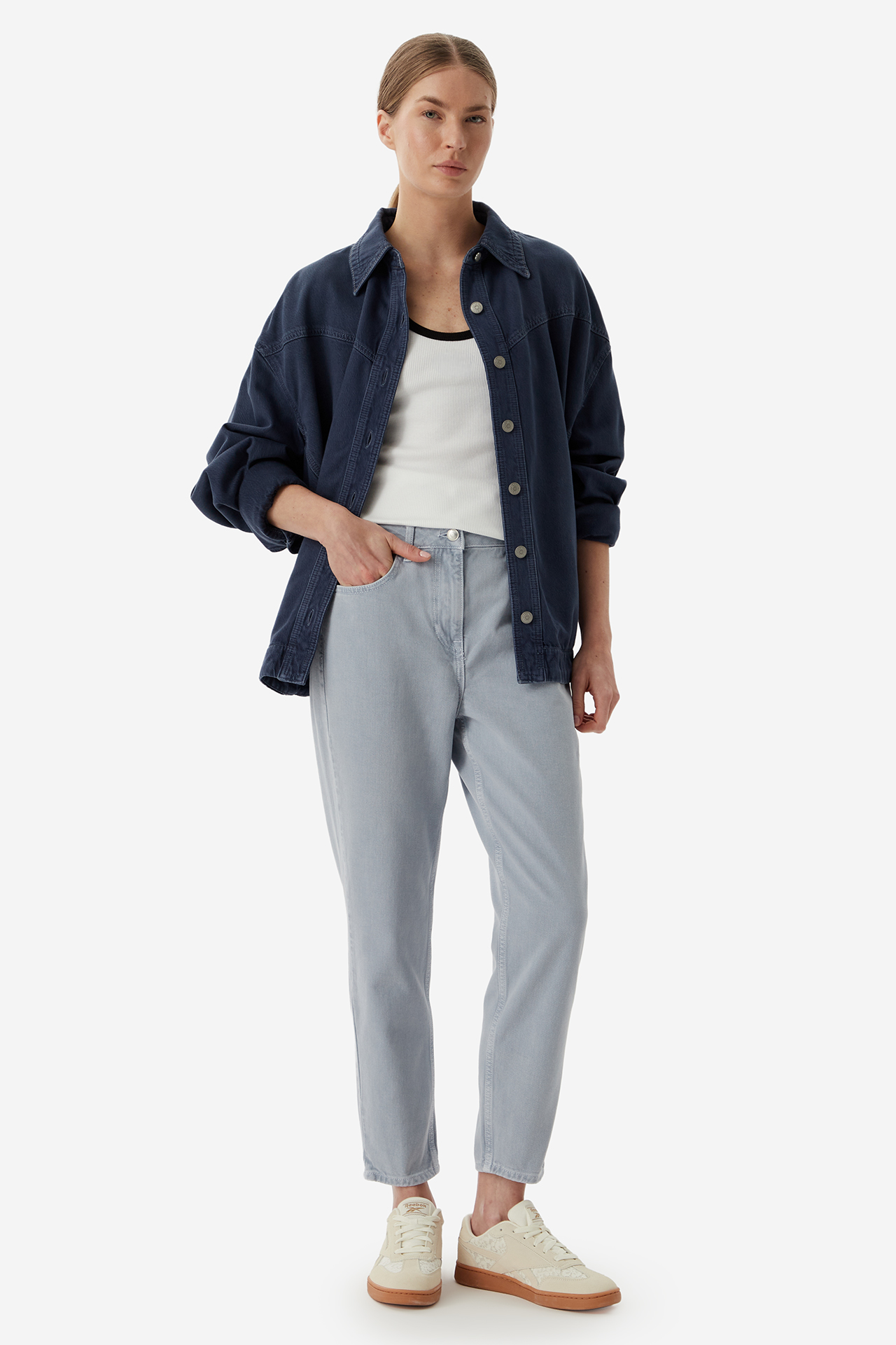 Spodnie CROSS JEANS C-4525-139 Niebieski jasny