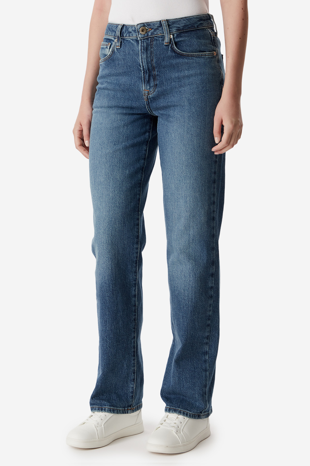 Spodnie CROSS JEANS C-5761-005 Niebieski
