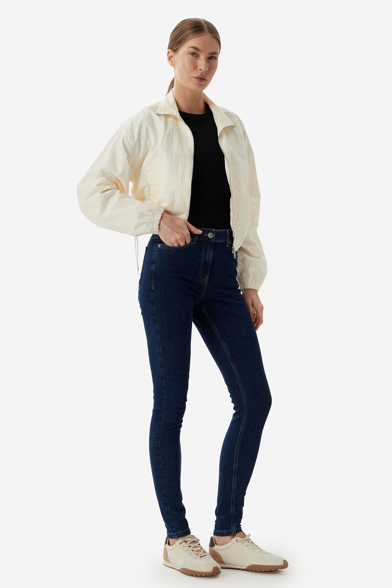 Spodnie CROSS JEANS C-4521-139 Niebieski
