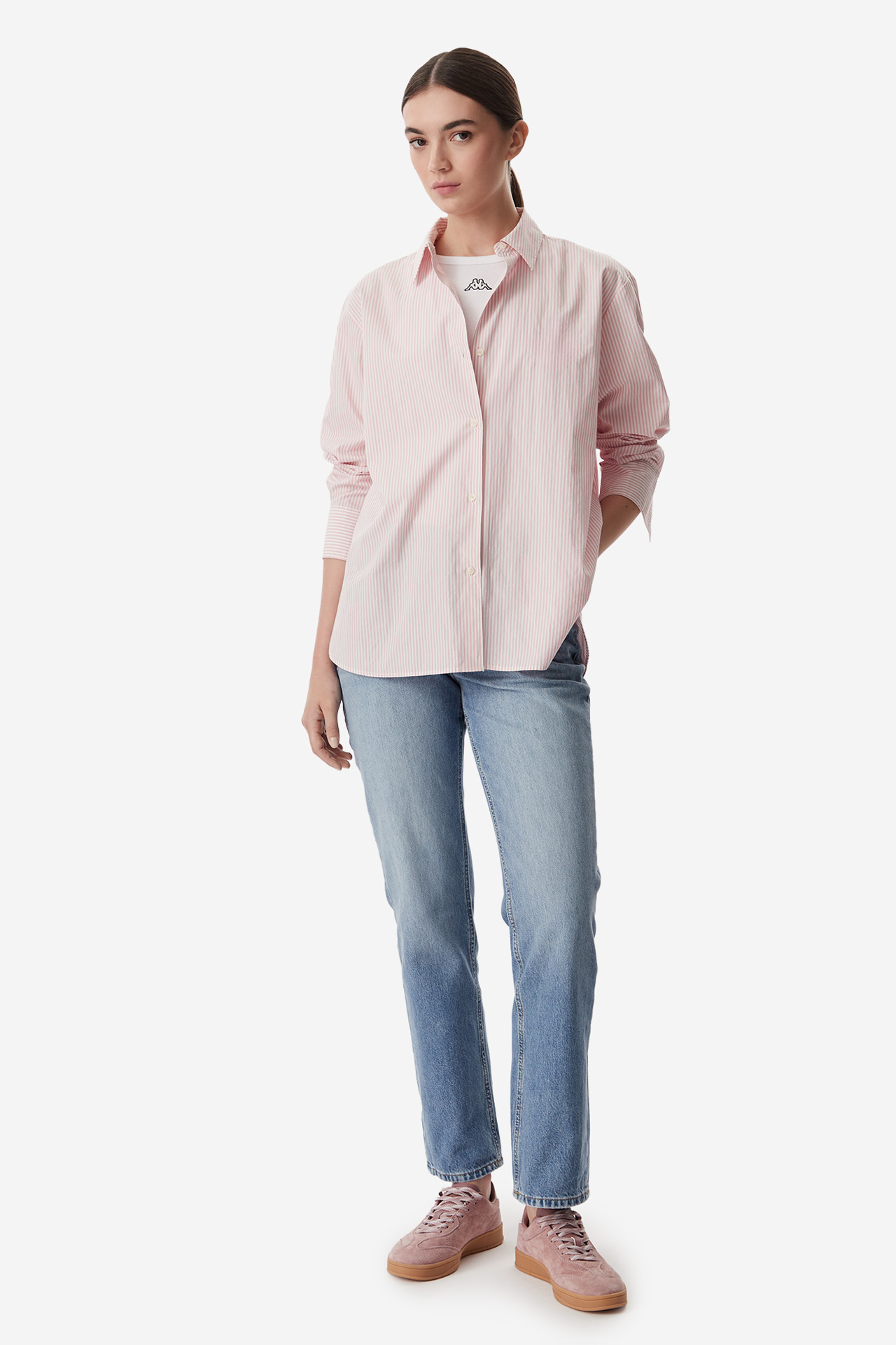 Spodnie CROSS JEANS C-5760-005 Niebieski
