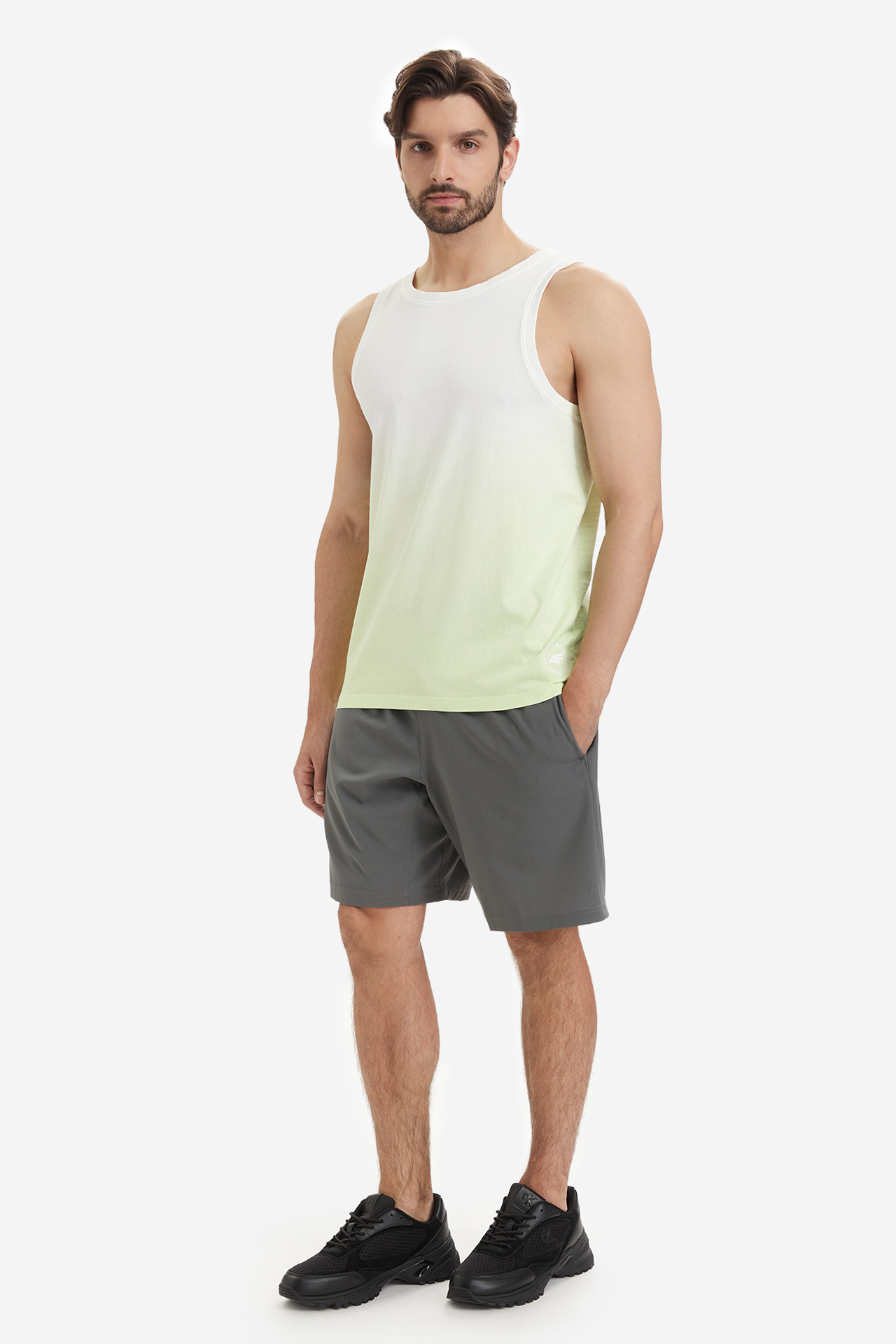 Bluzka 4F 4FWSS26TSLEM270-42S Zielony