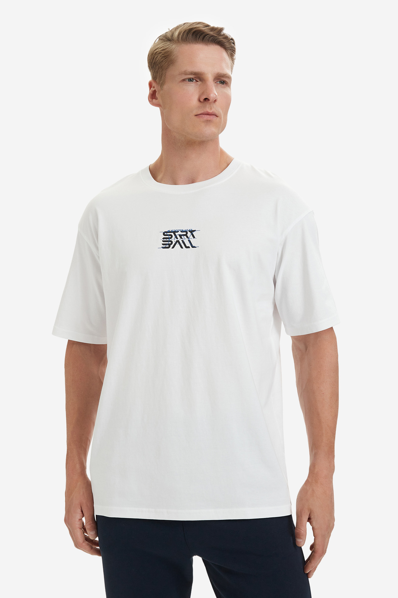 T-shirt 4F 4FWSS26TTSHM3334-10S Biały