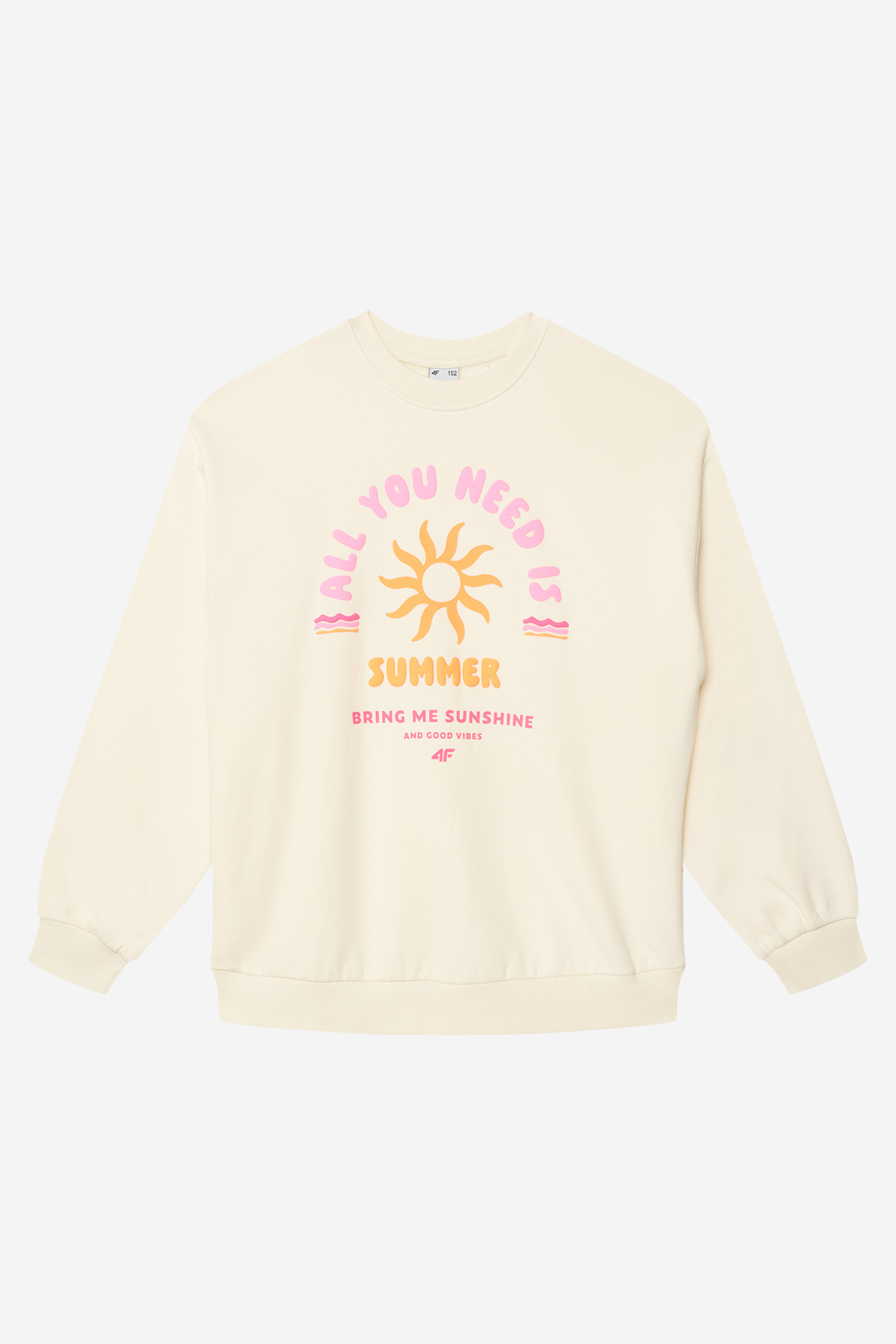 Bluza 4F 4FJWSS26TSWSF2296-11S Kremowy