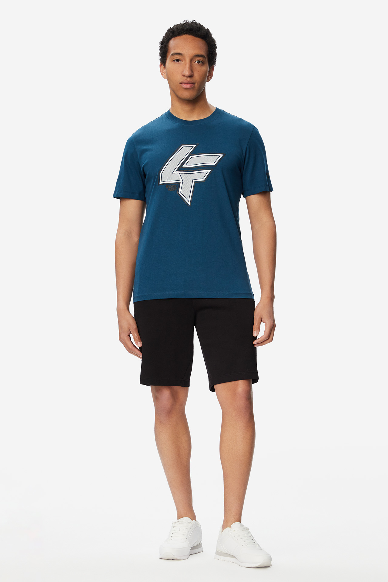 T-shirt 4F 4FWSS26TTSHM2662-46S Granatowy