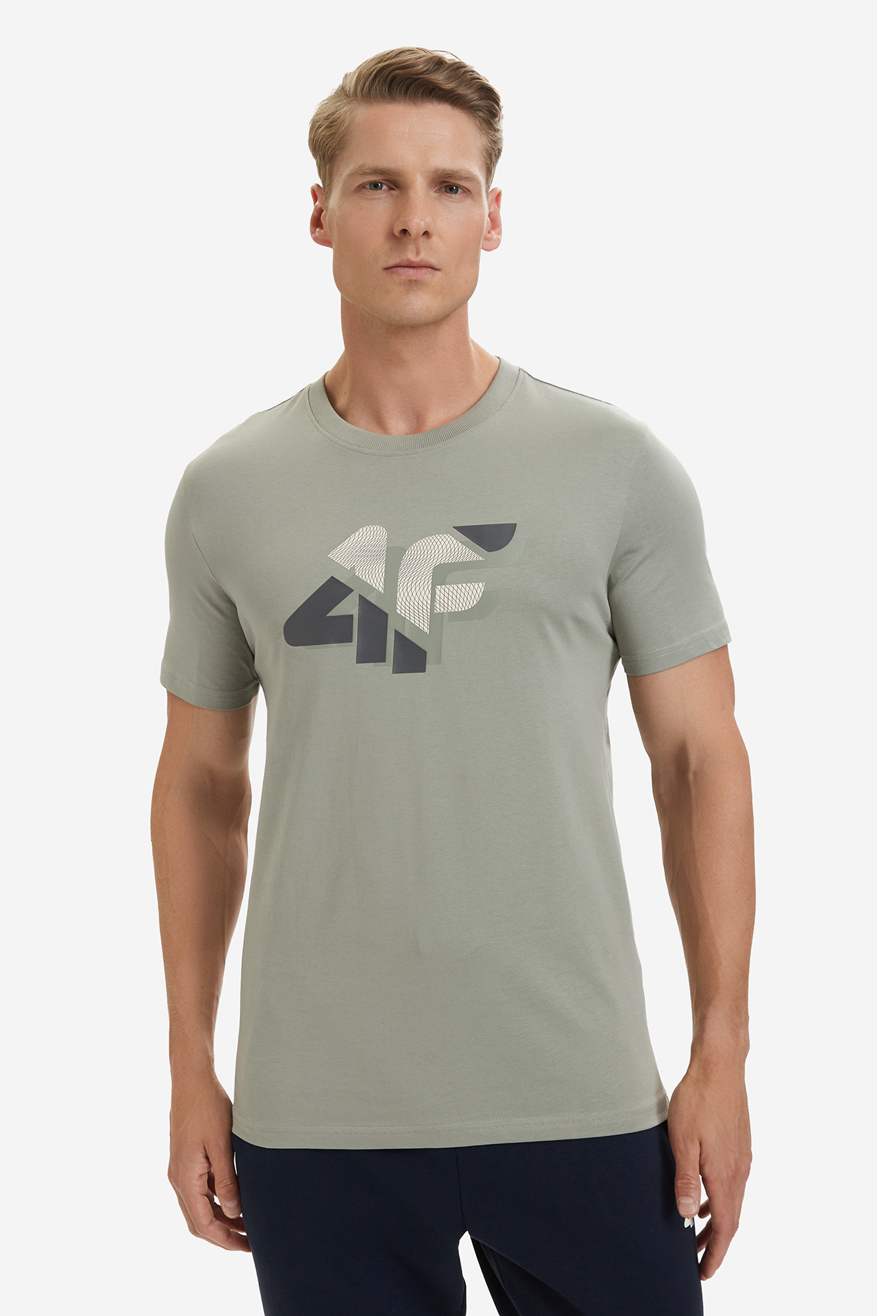 T-shirt 4F 4FWSS26TTSHM2667-43S Zielony