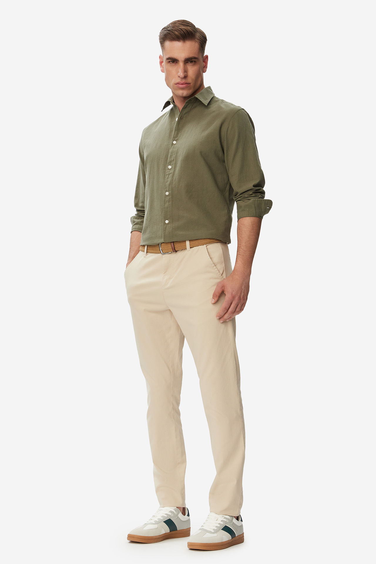 JACK&JONES 12288595-DUSTY-OLIVE MIX