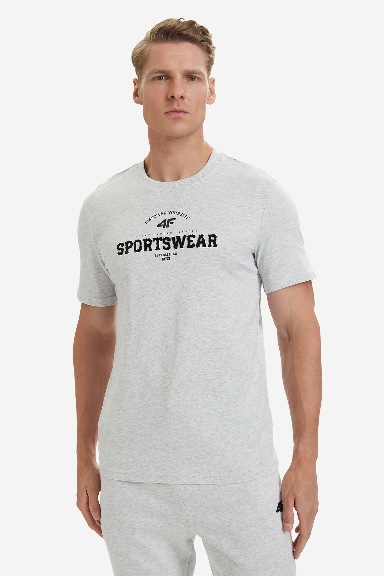 T-shirt 4F 4FWSS26TTSHM3324-27M Czarny
