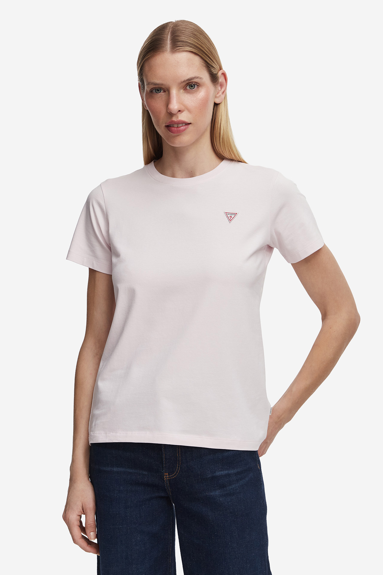 T-shirt GUESS JEANS W4YI10J1314-G491 Różowy