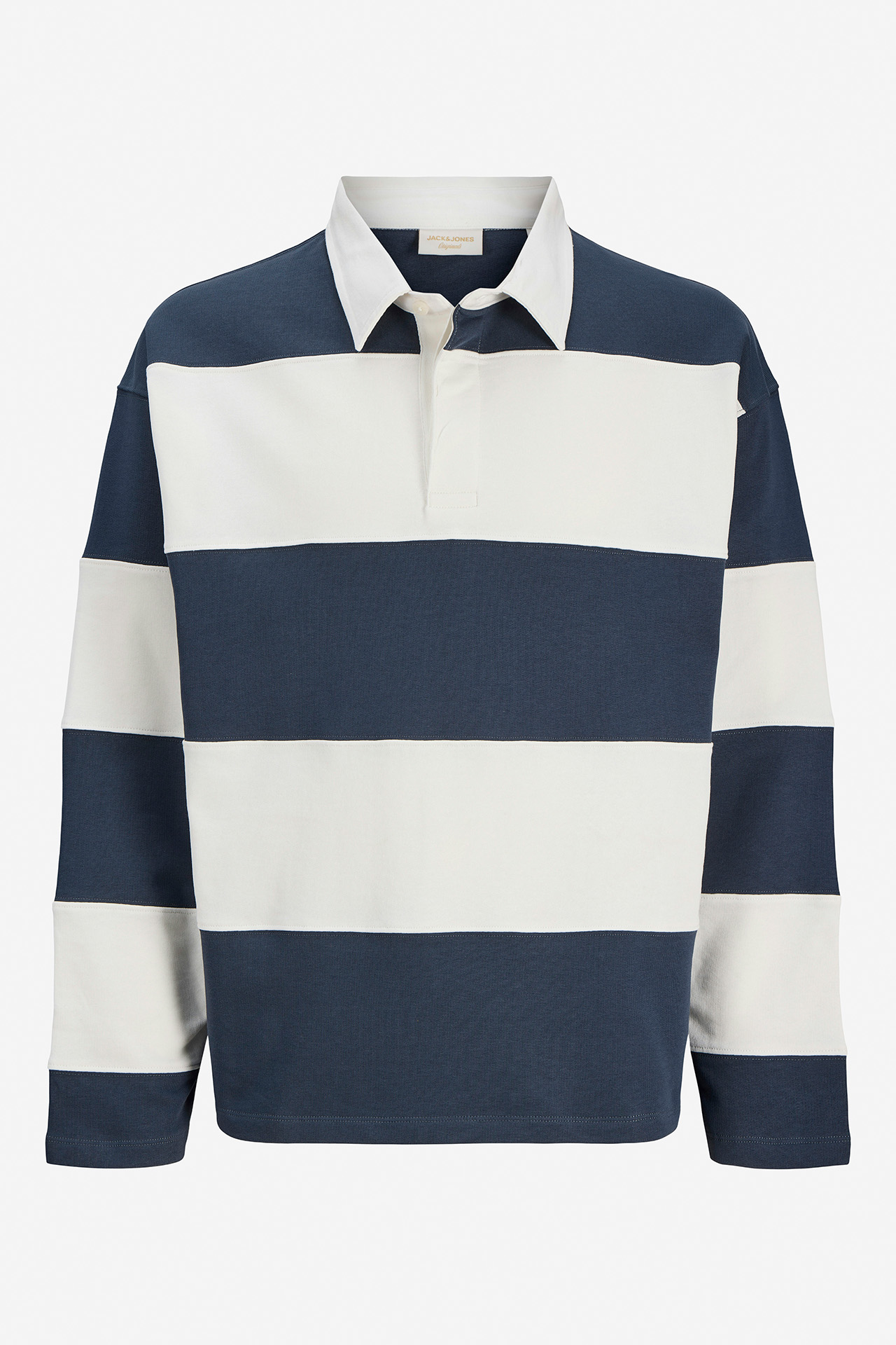 Long sleeve JACK&JONES 12292749-ODYSSEY-GRAY-W-CLOUD-DANCE Szary