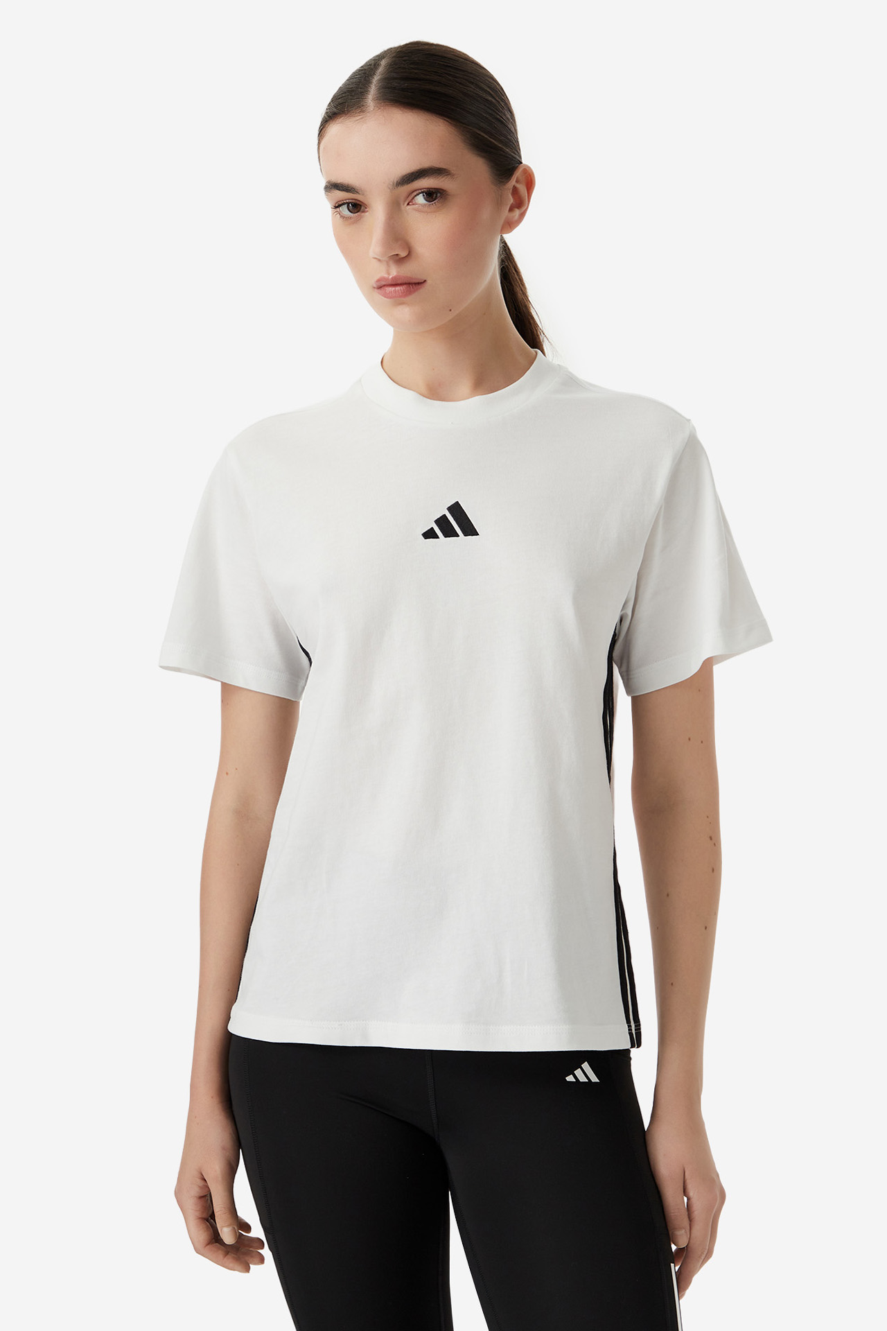 T-shirt adidas JD0844 Biały