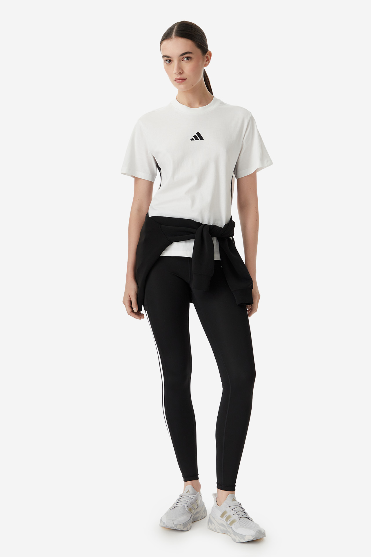 T-shirt adidas JD0844 Biały