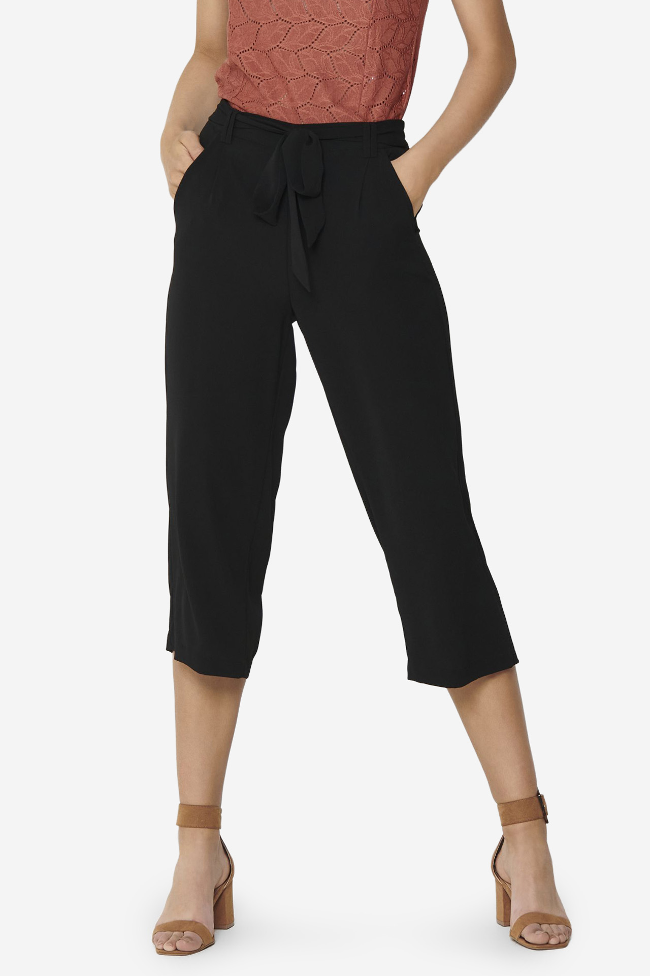 Spodnie ONLY 15174974-BLACK Czarny