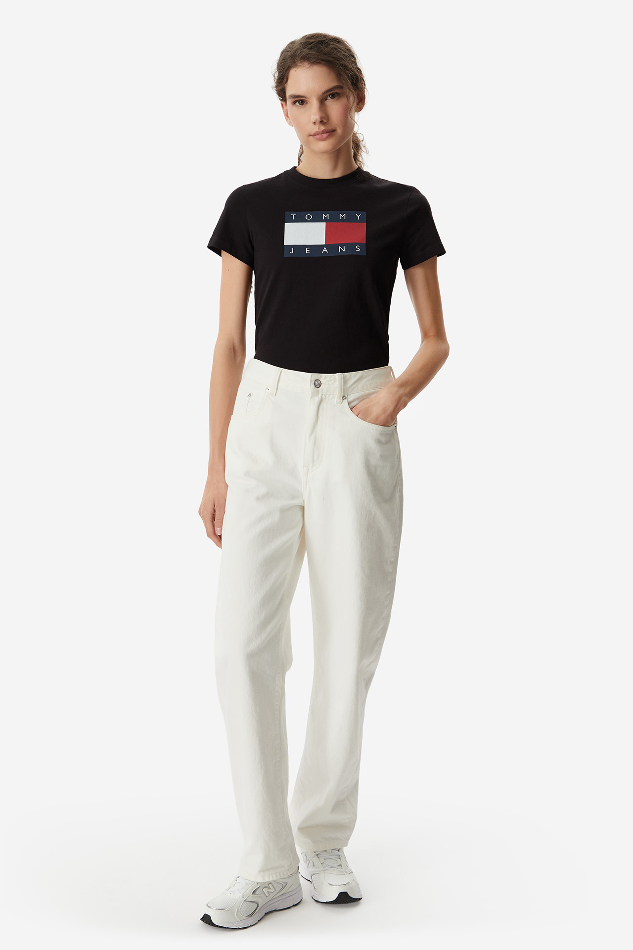T-shirt Tommy Jeans DW0DW22562 Czarny