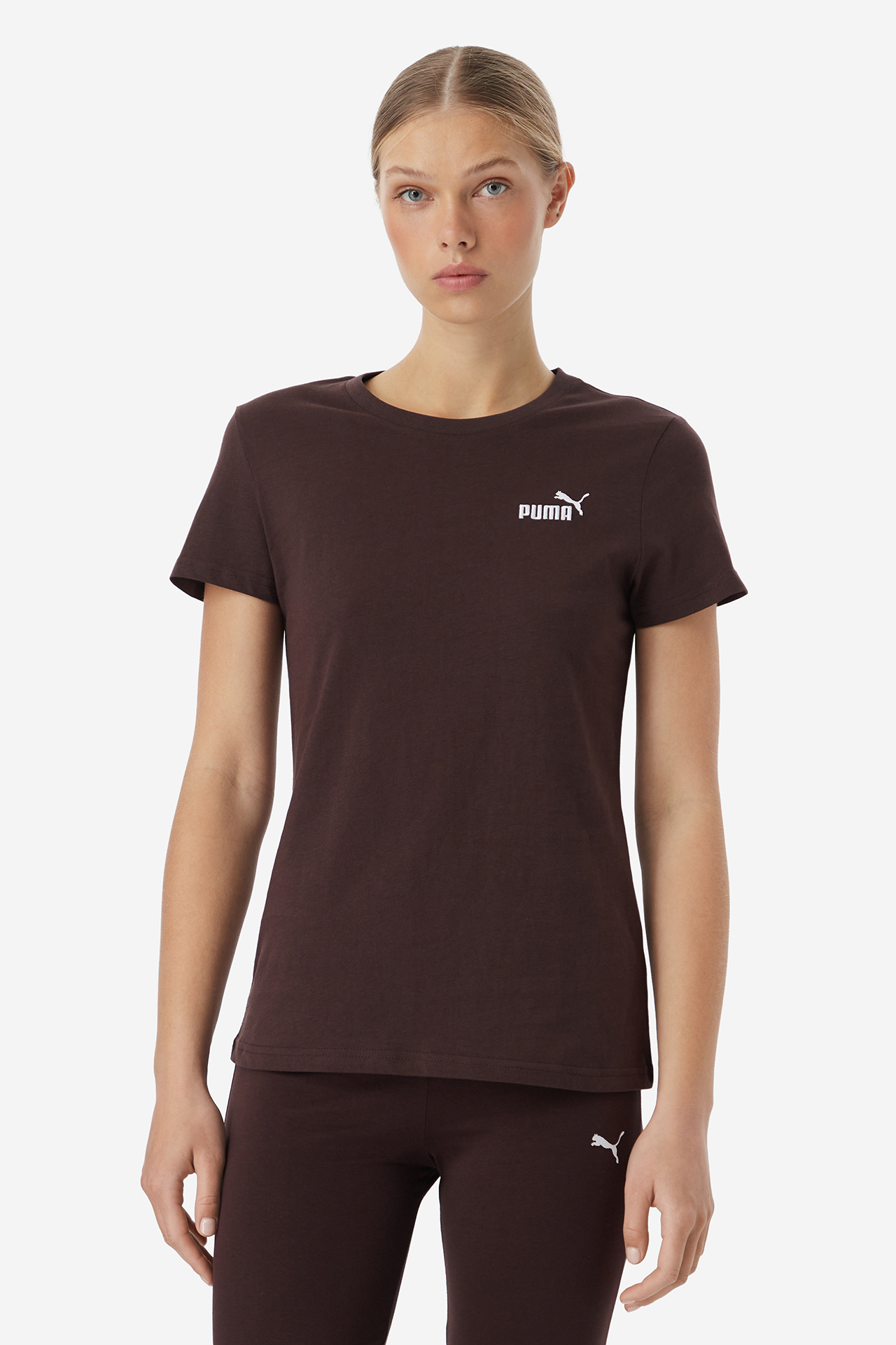 T-shirt PUMA 682373-33 Brązowy ciemny