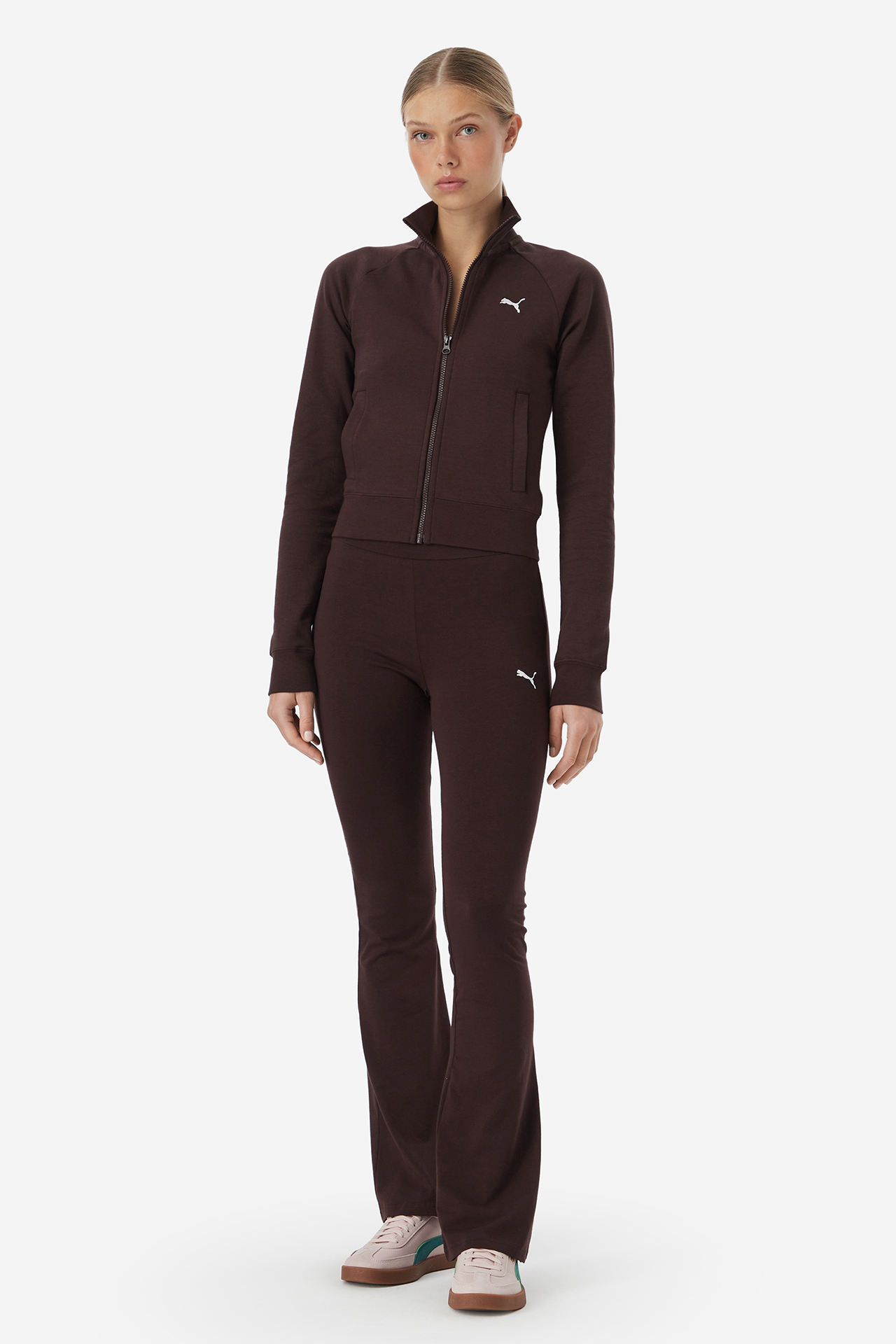 Legginsy PUMA 631542-33 Brązowy ciemny