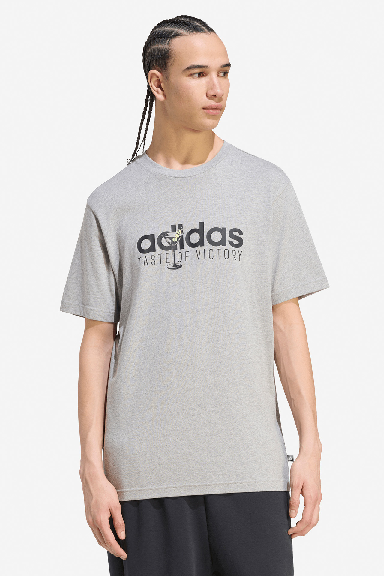 T-shirt adidas KG0954 Szary