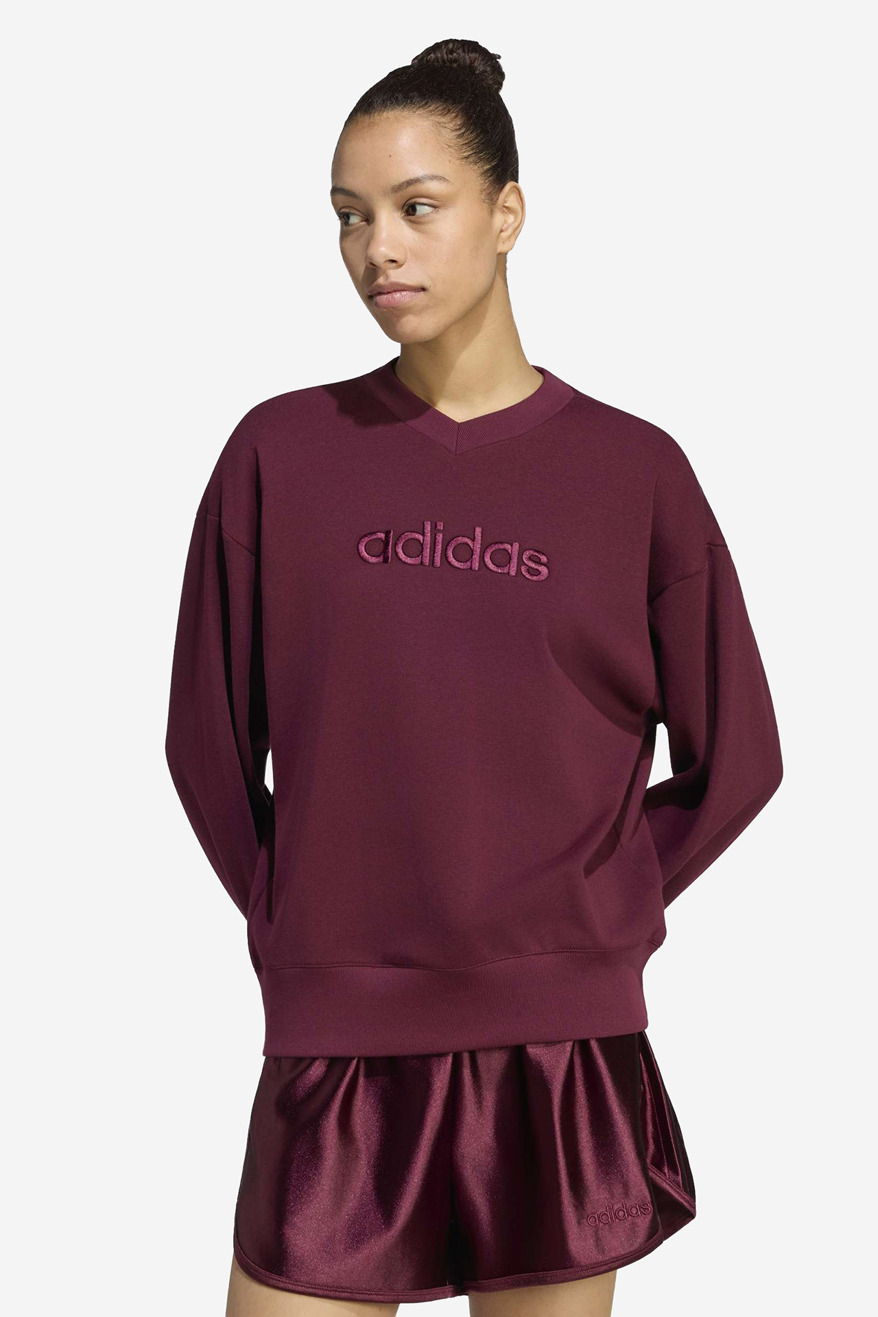 Bluza adidas KS7925 Bordowy