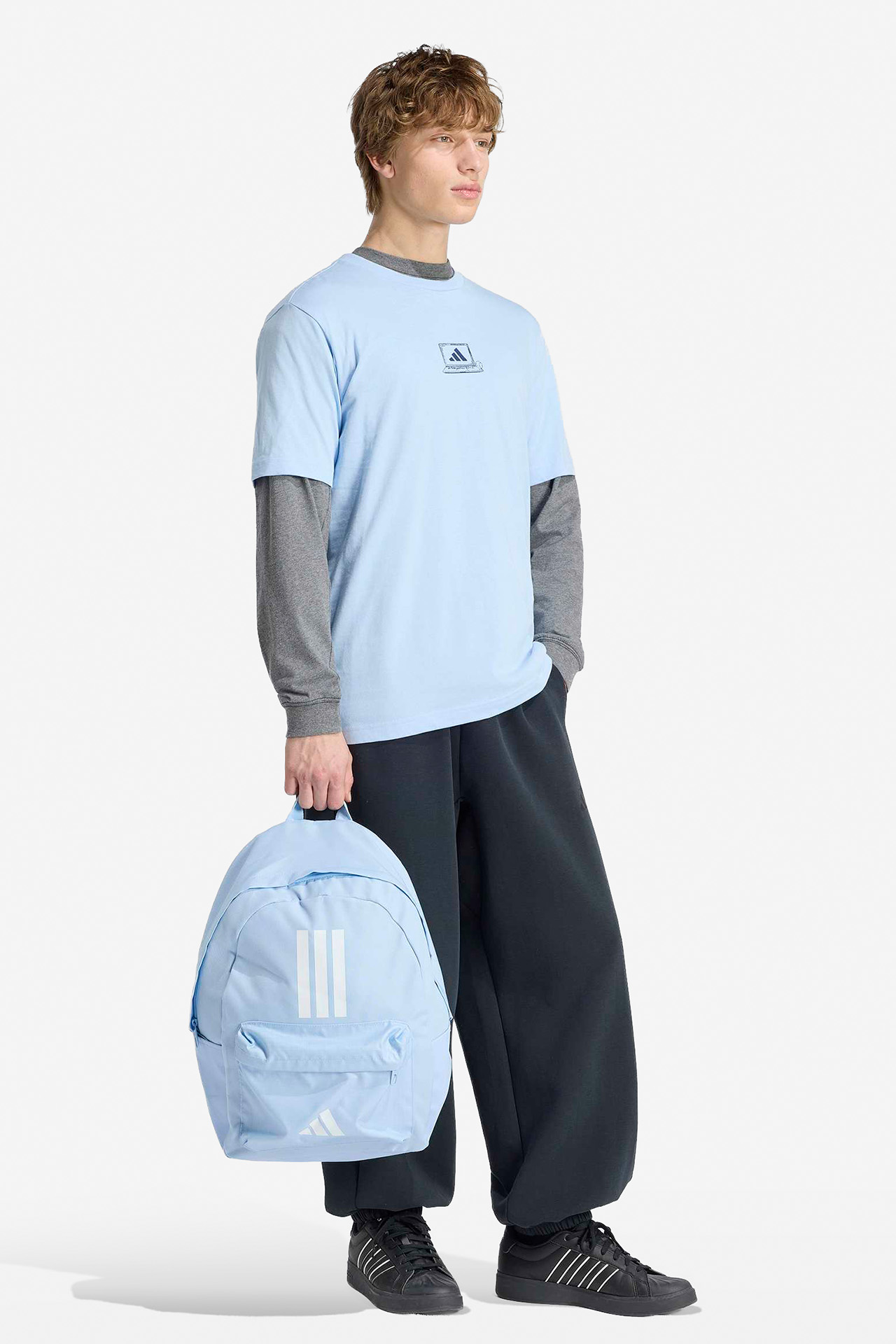 T-shirt adidas KC7082 Niebieski jasny