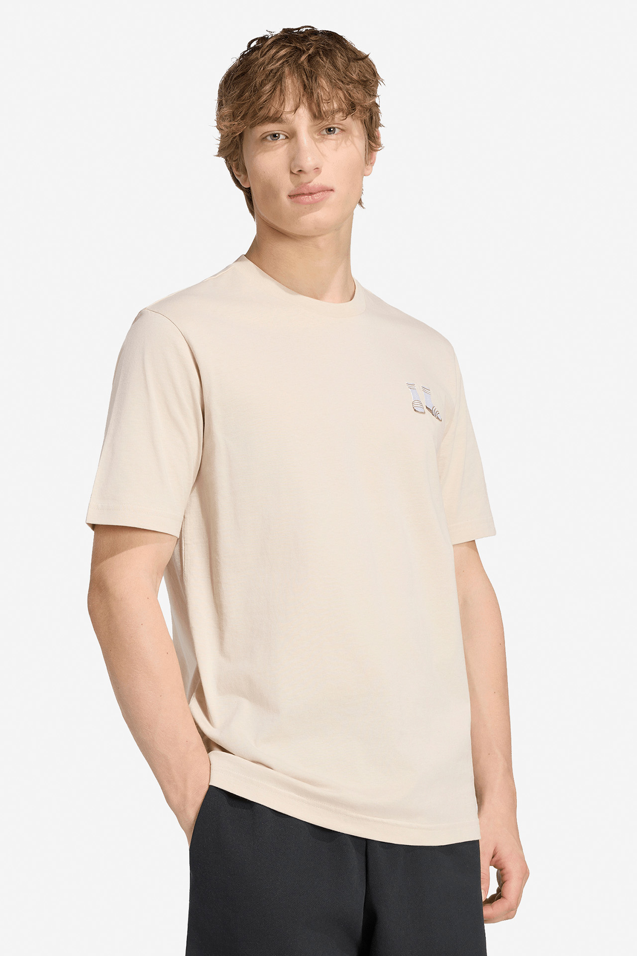 T-shirt adidas KT9692 Beżowy