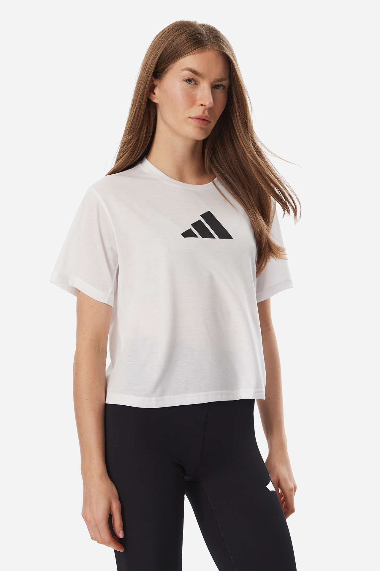 T-shirt adidas JG8615 Biały