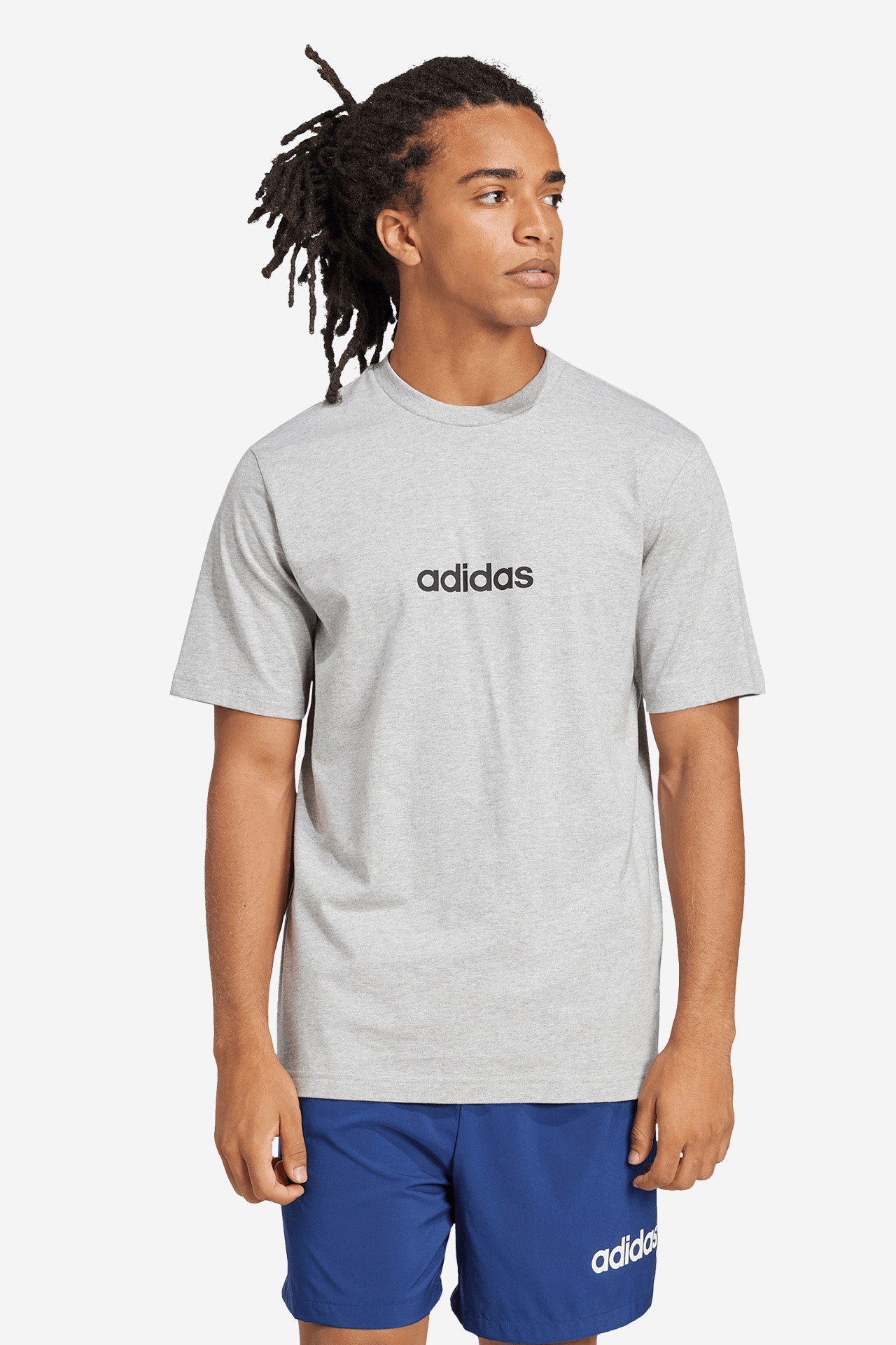 T-shirt adidas JE9002 Szary