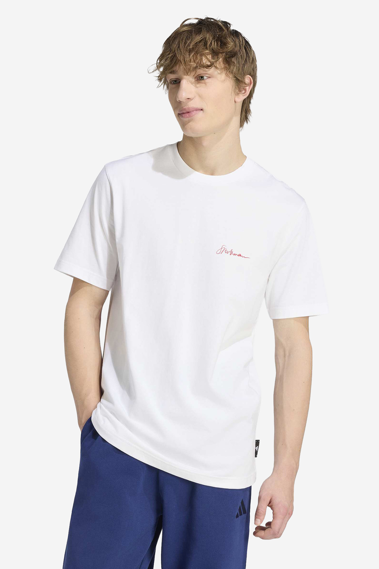 T-shirt adidas KG0924 Biały