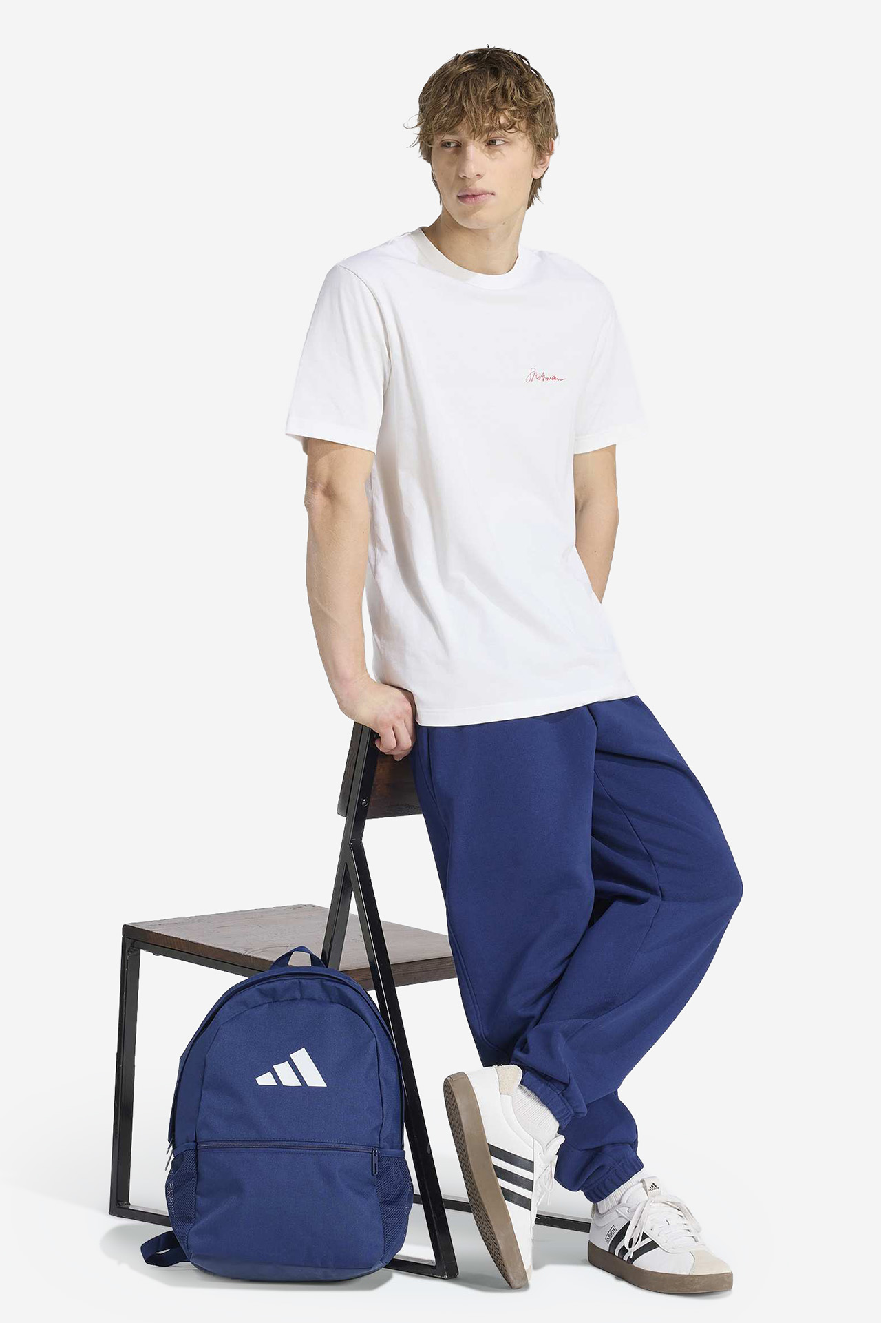 T-shirt adidas KG0924 Biały