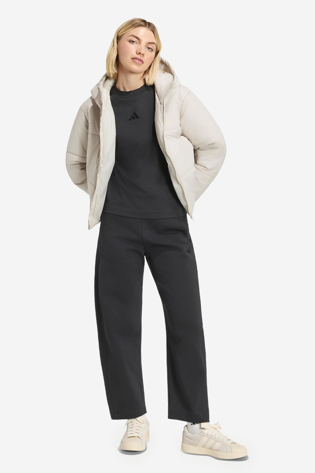 Kurtka adidas KY3237 Beżowy jasny
