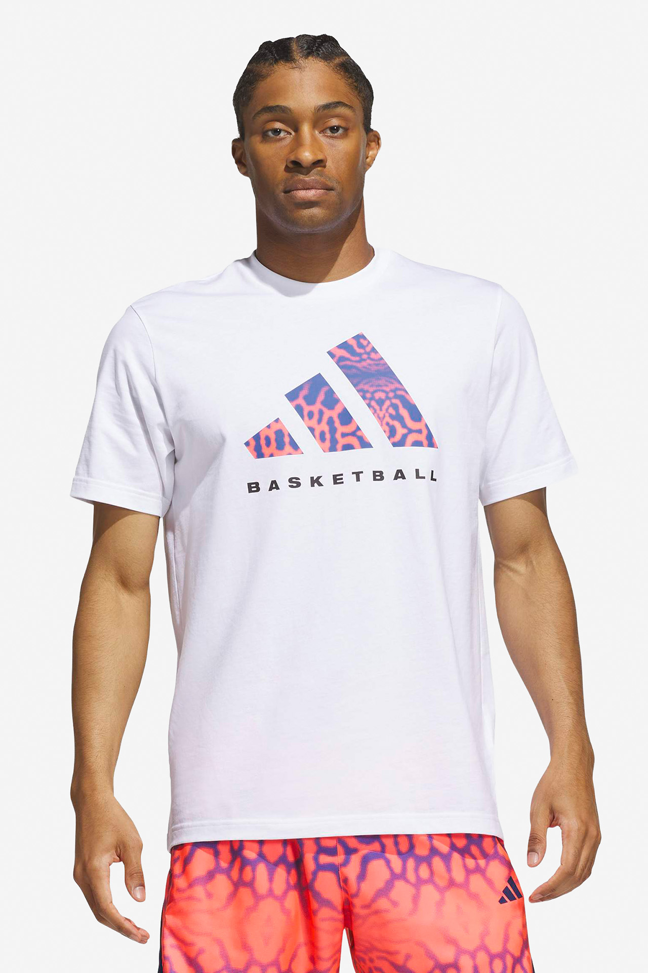 T-shirt adidas KS0013 Biały