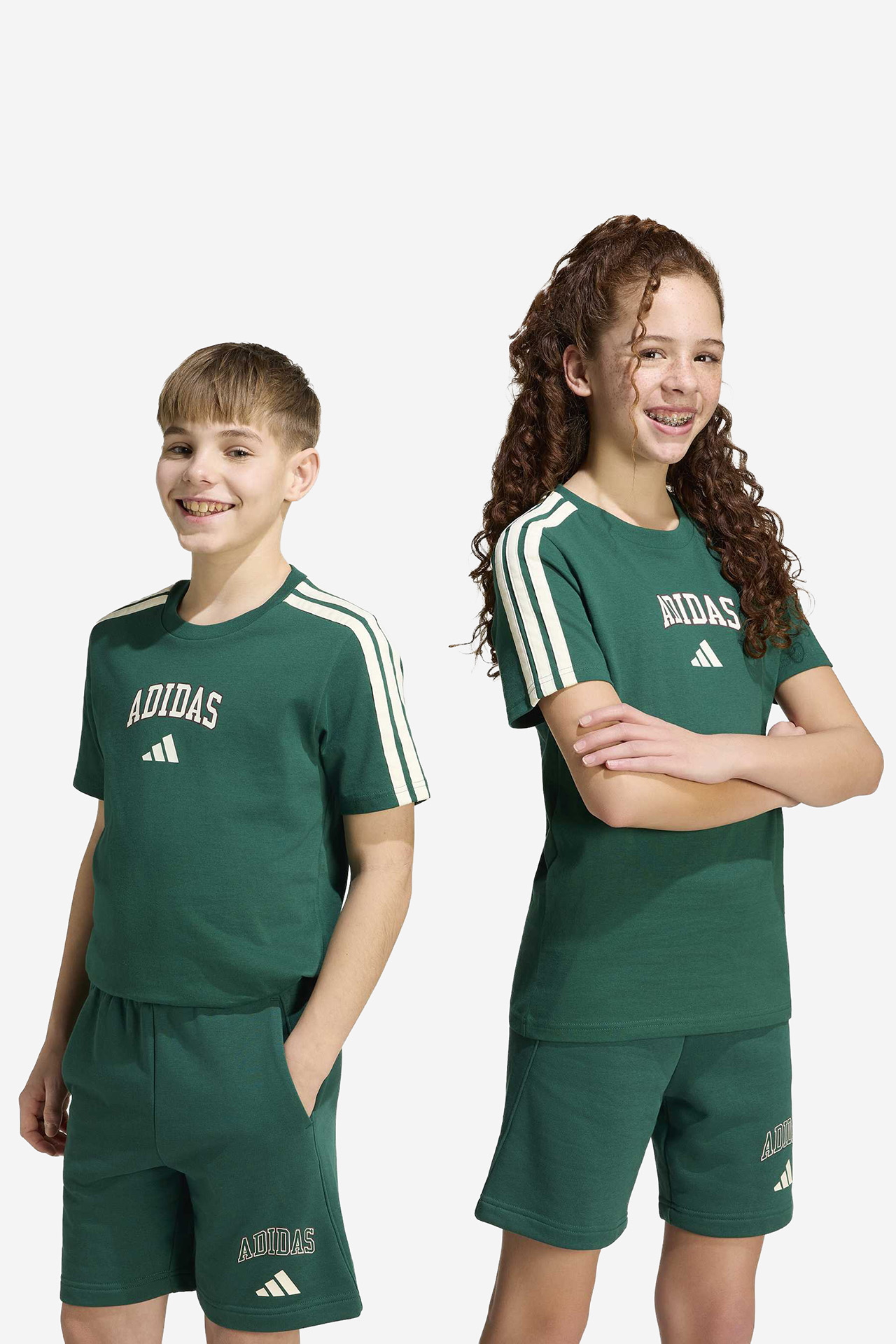 T-shirt adidas KE1639 Zielony ciemny