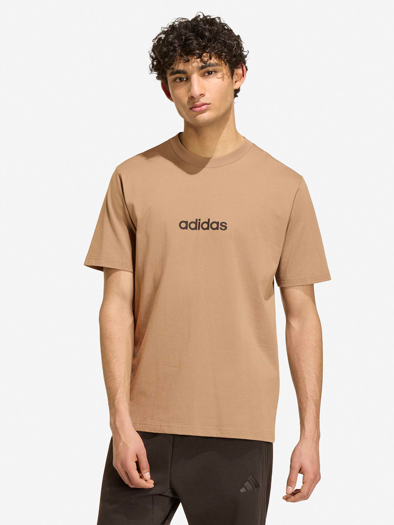 T-shirt adidas KF2390 Beżowy ciemny