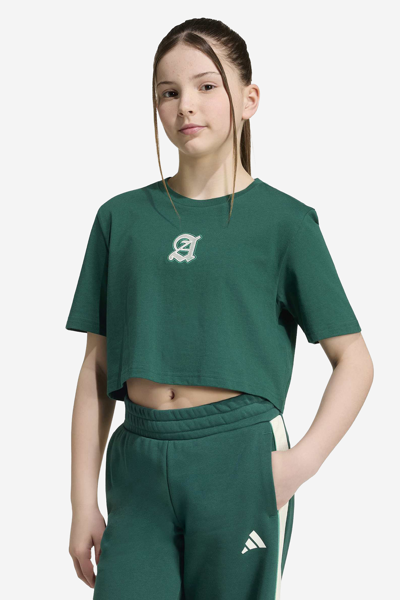 T-shirt adidas KE1594 Zielony ciemny