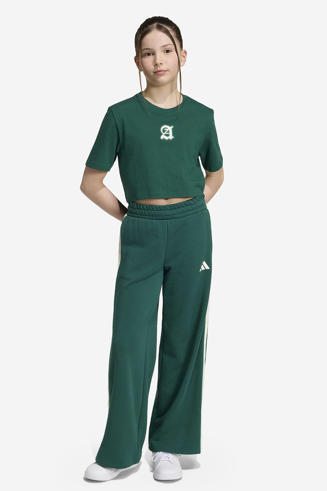 T-shirt adidas KE1594 Zielony ciemny