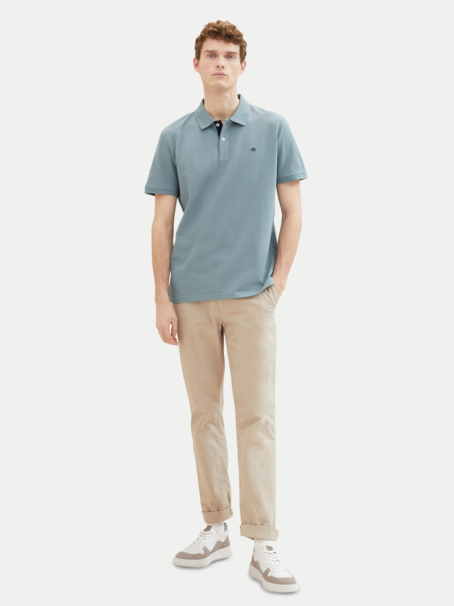 Koszulka polo TOM TAILOR 1027713-27475 Zielony
