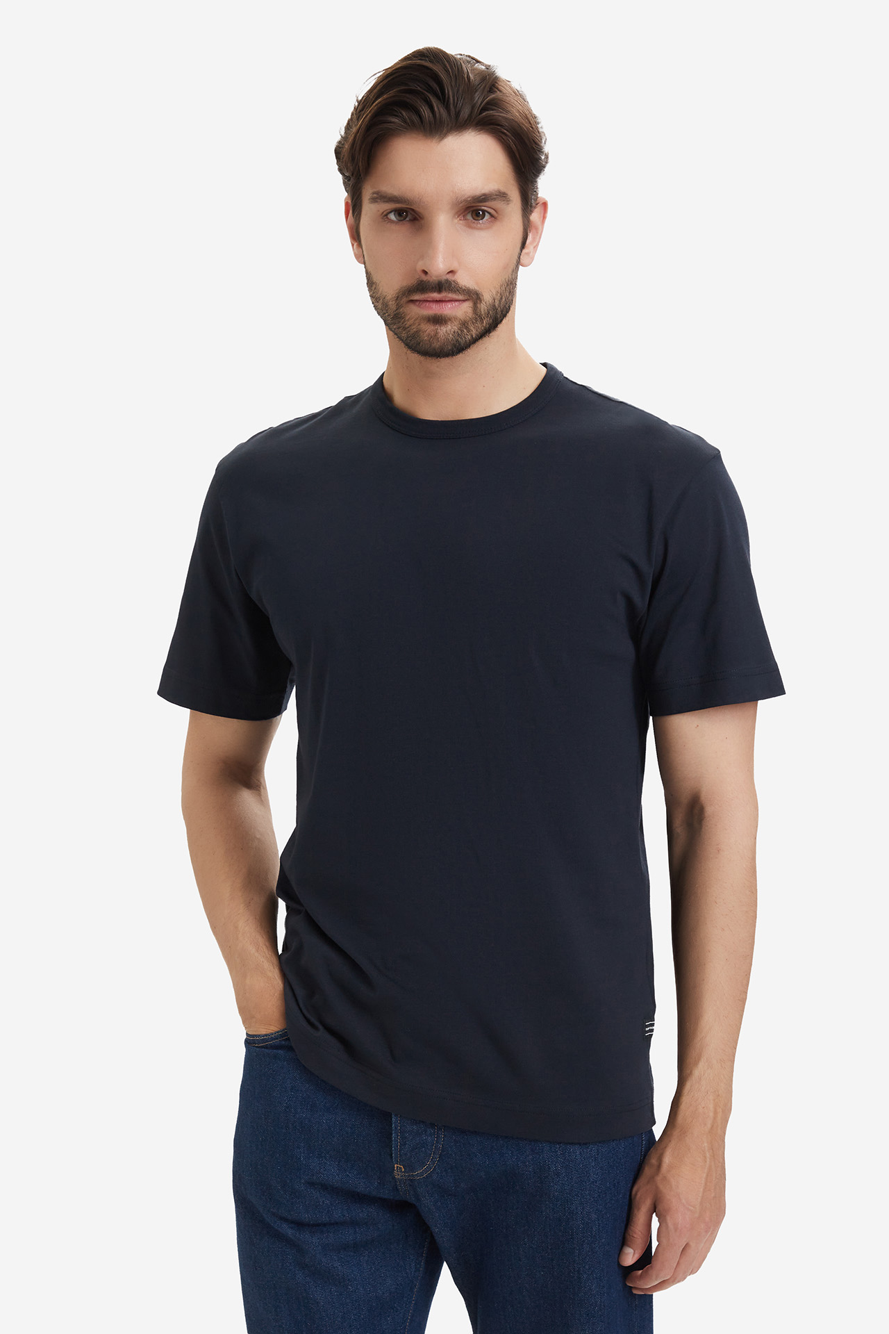 T-shirt TOM TAILOR 1050260-10668 Granatowy