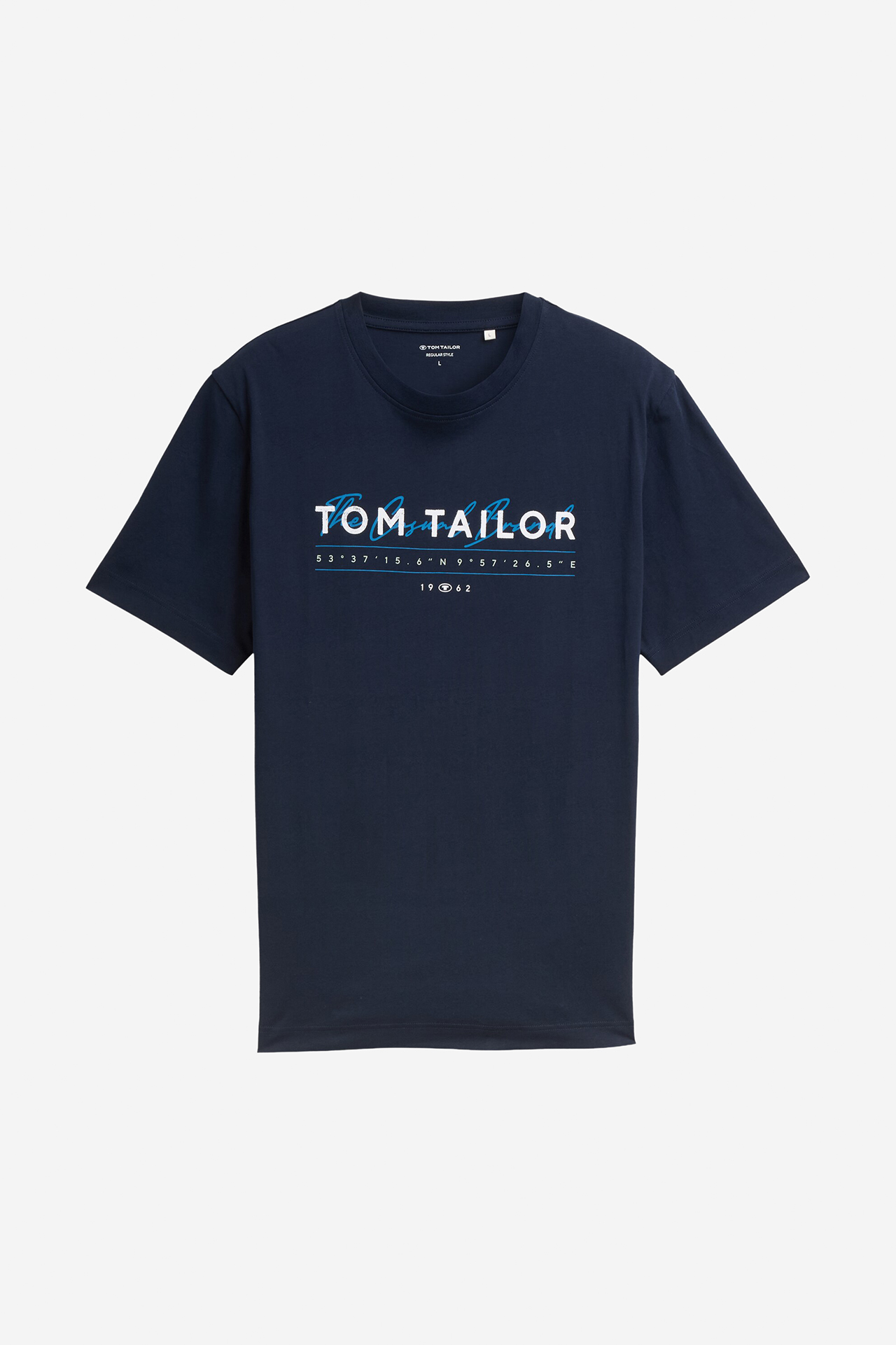 T-shirt TOM TAILOR 1050136-10668 Granatowy