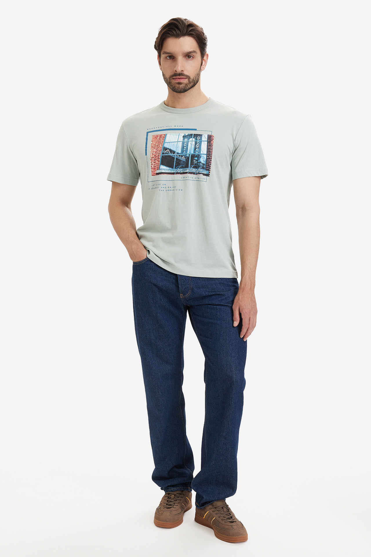 T-shirt TOM TAILOR 1050137-12792 Zielony jasny