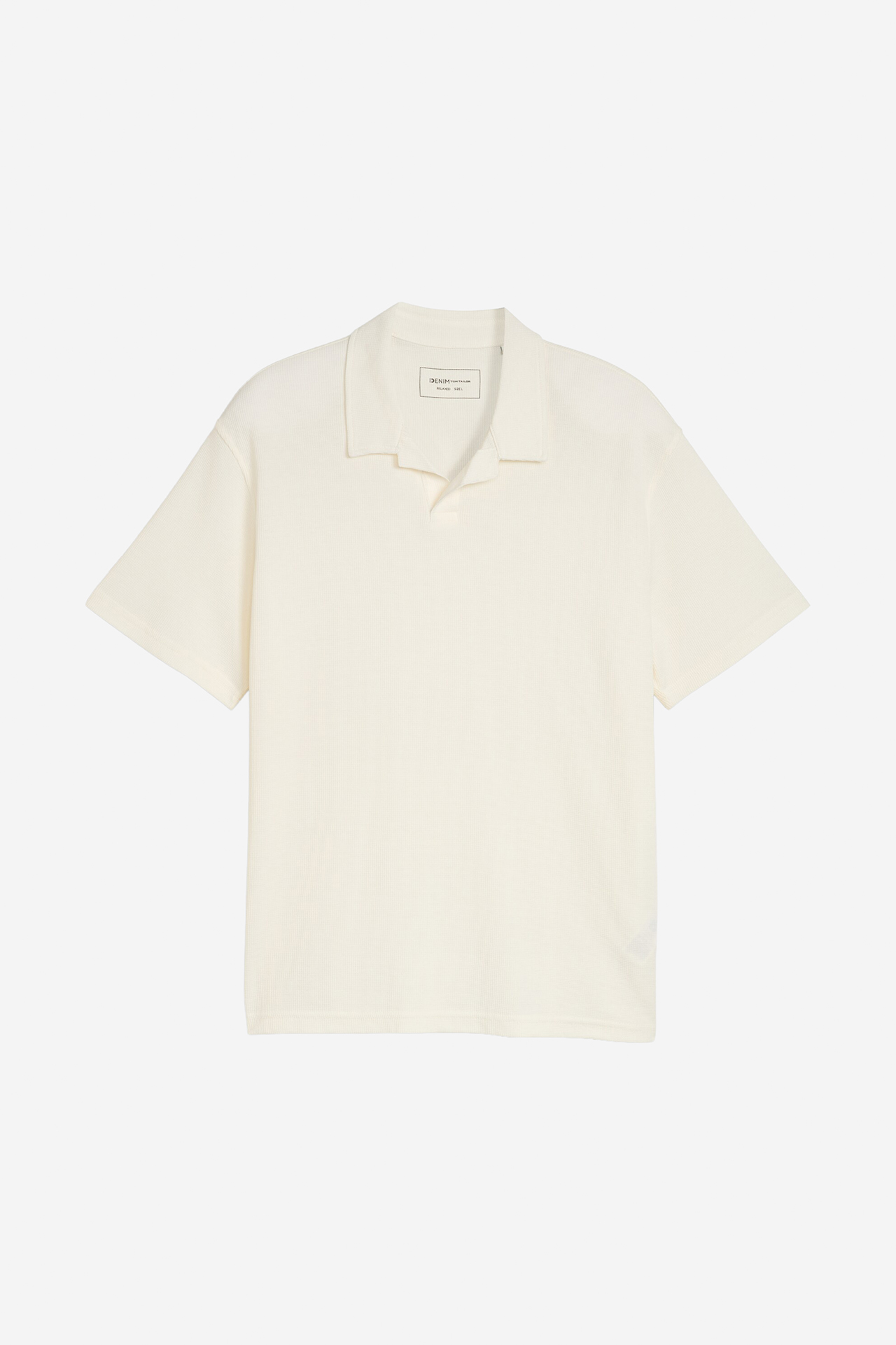 Koszulka polo TOM TAILOR 1050365-12906 Kremowy