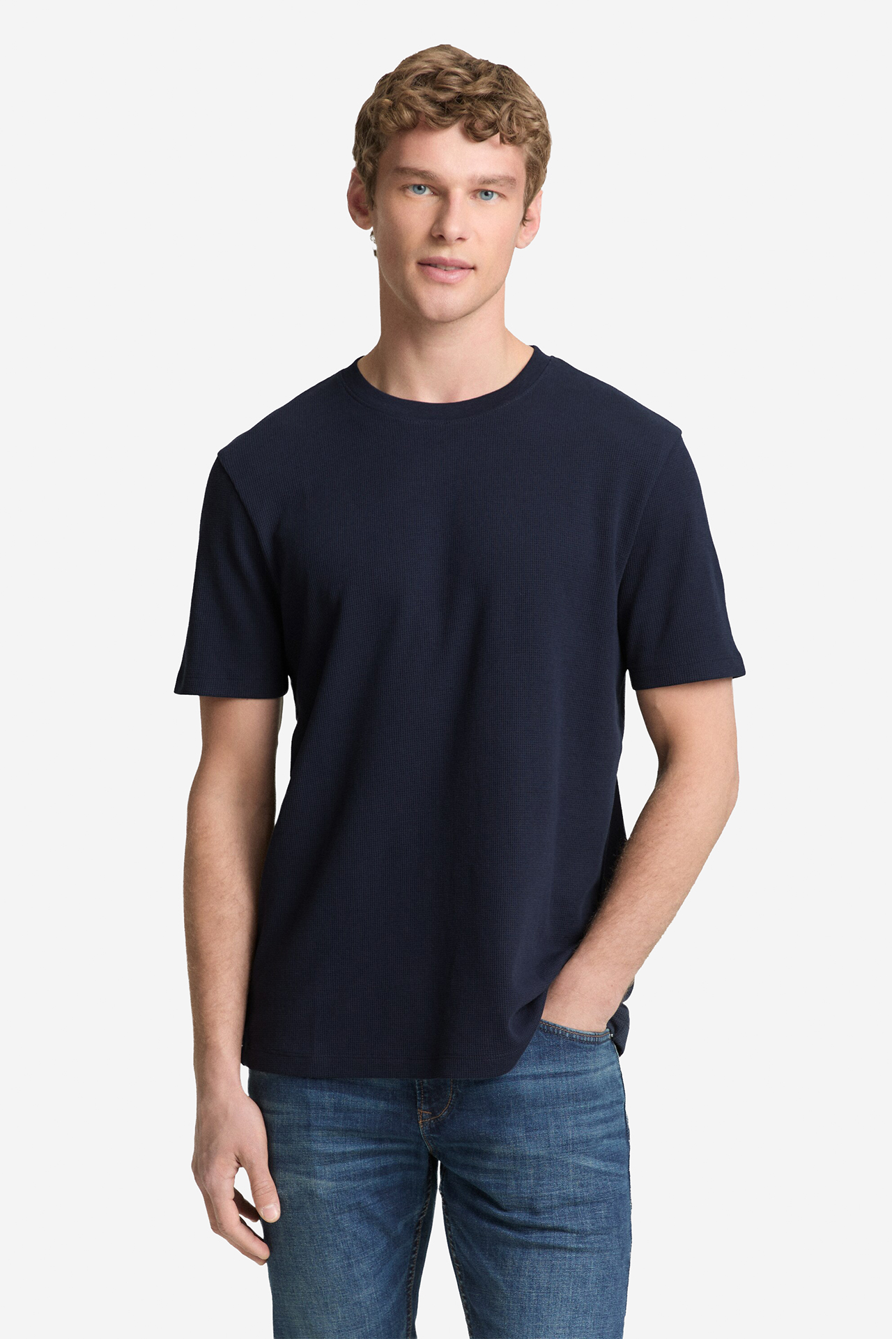T-shirt TOM TAILOR 1050352-10668 Granatowy