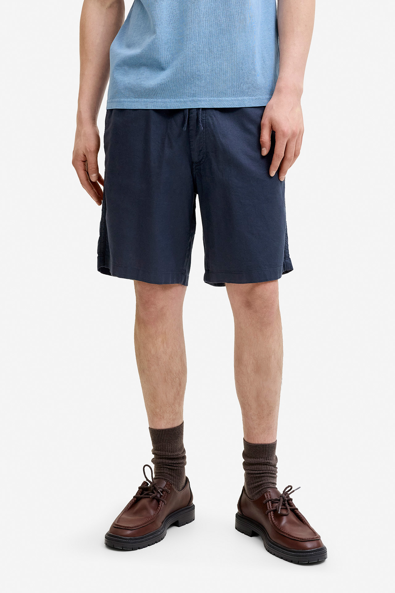 Spodenki JACK&JONES 12292332-Dark Navy Granatowy