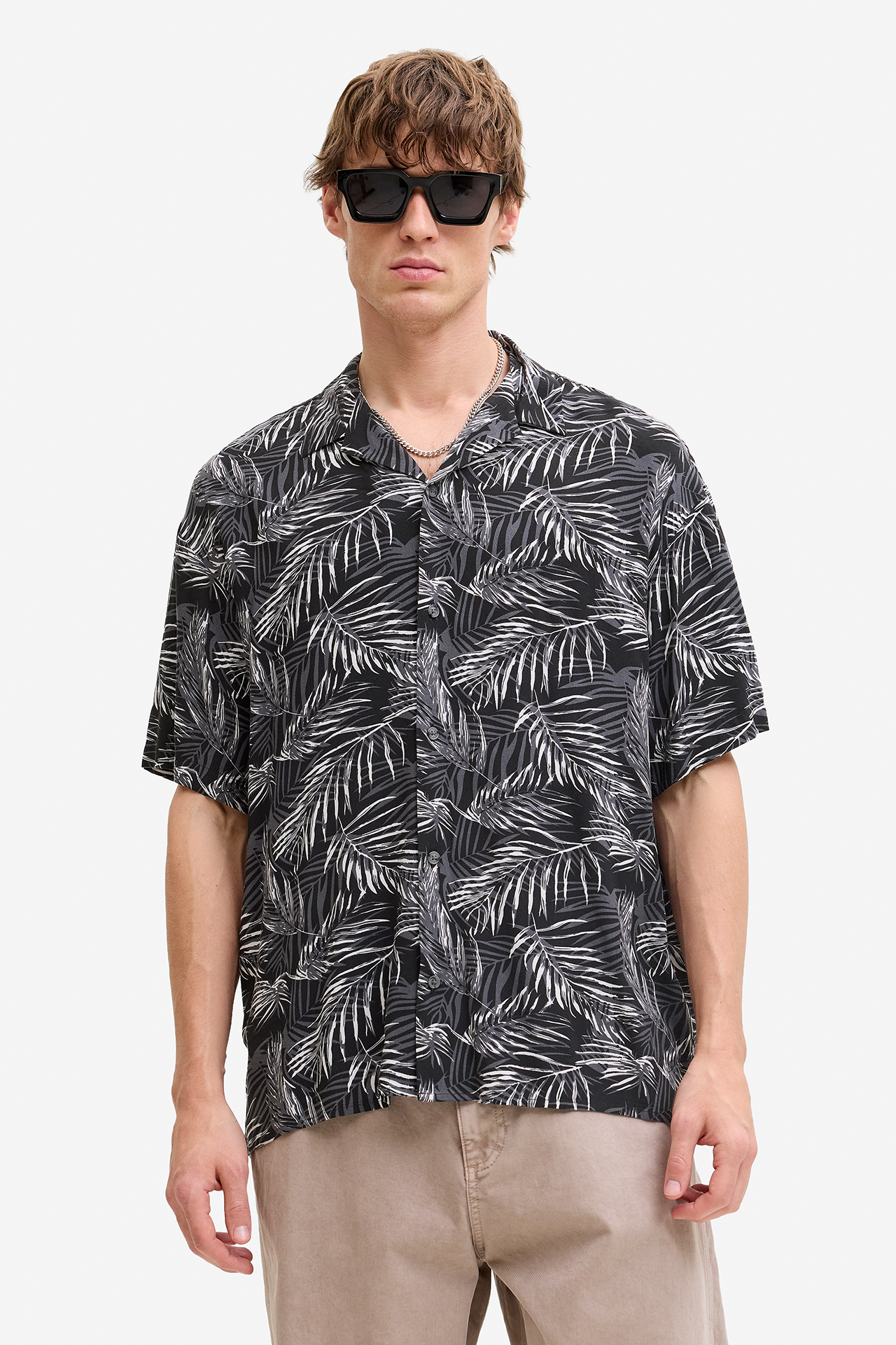 Koszula JACK&JONES 12288854-Black Czarny