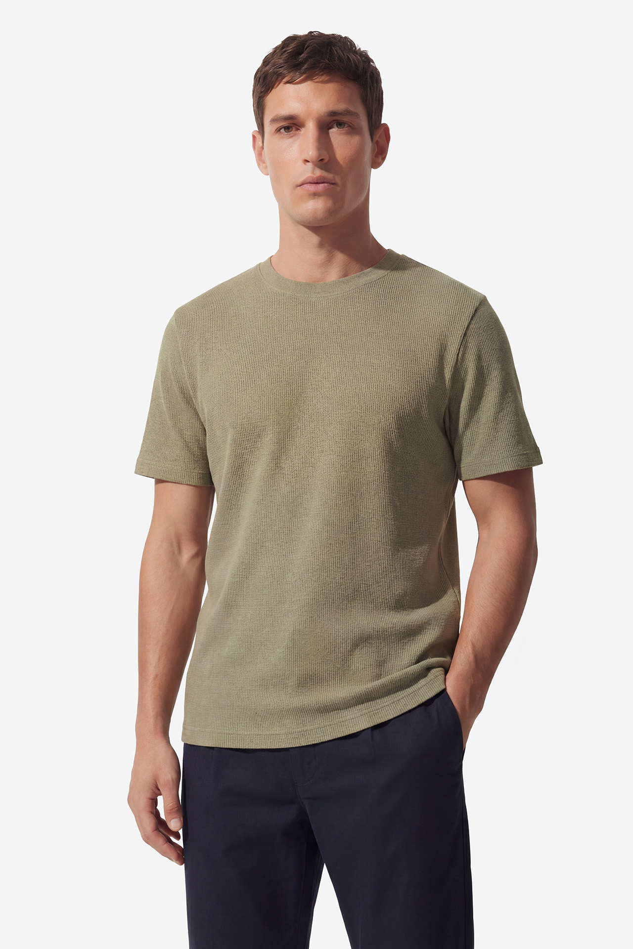 T-shirt JACK&JONES 12290894-Seagrass Zielony