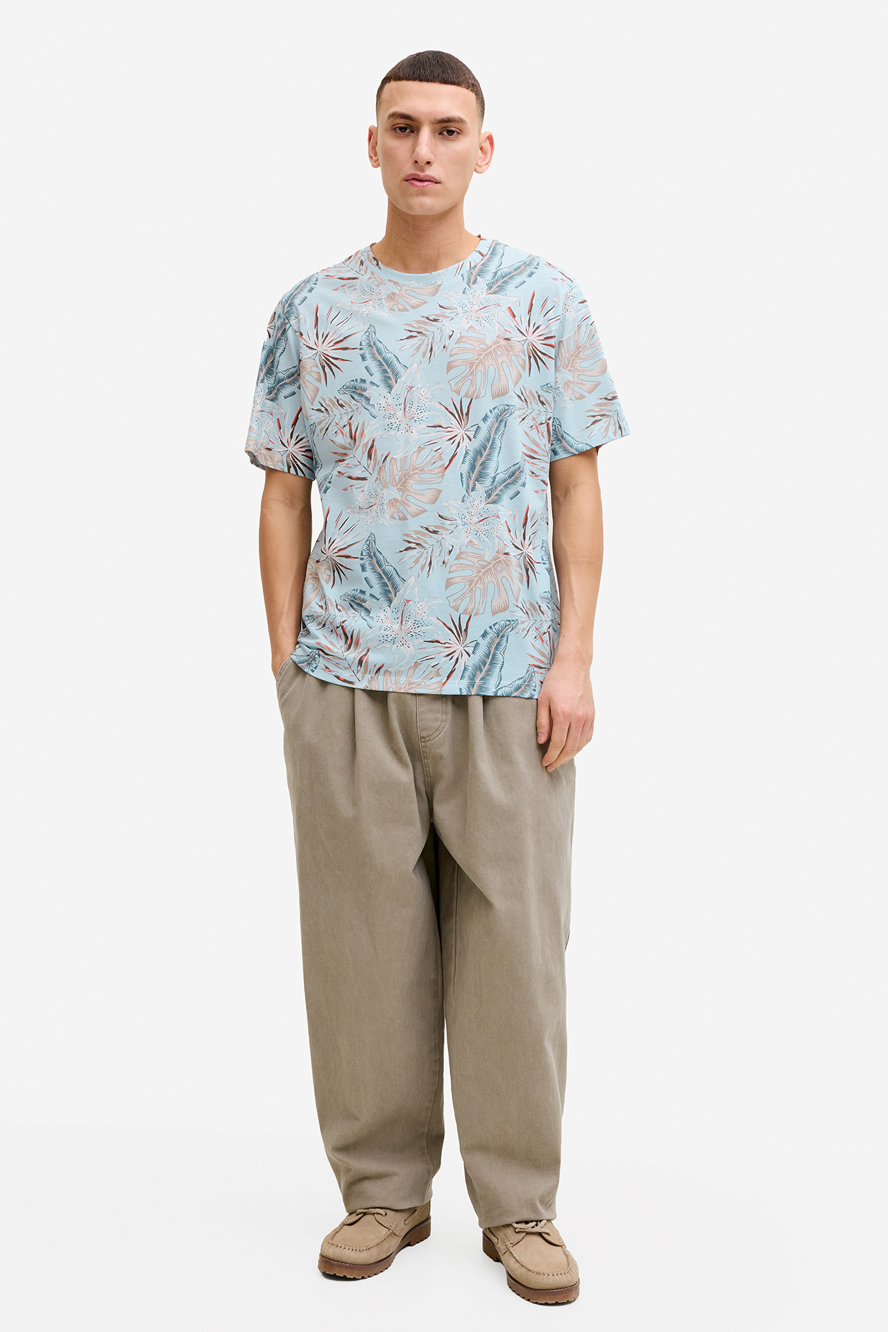 T-shirt JACK&JONES 12288089-Celestial Blue Niebieski jasny