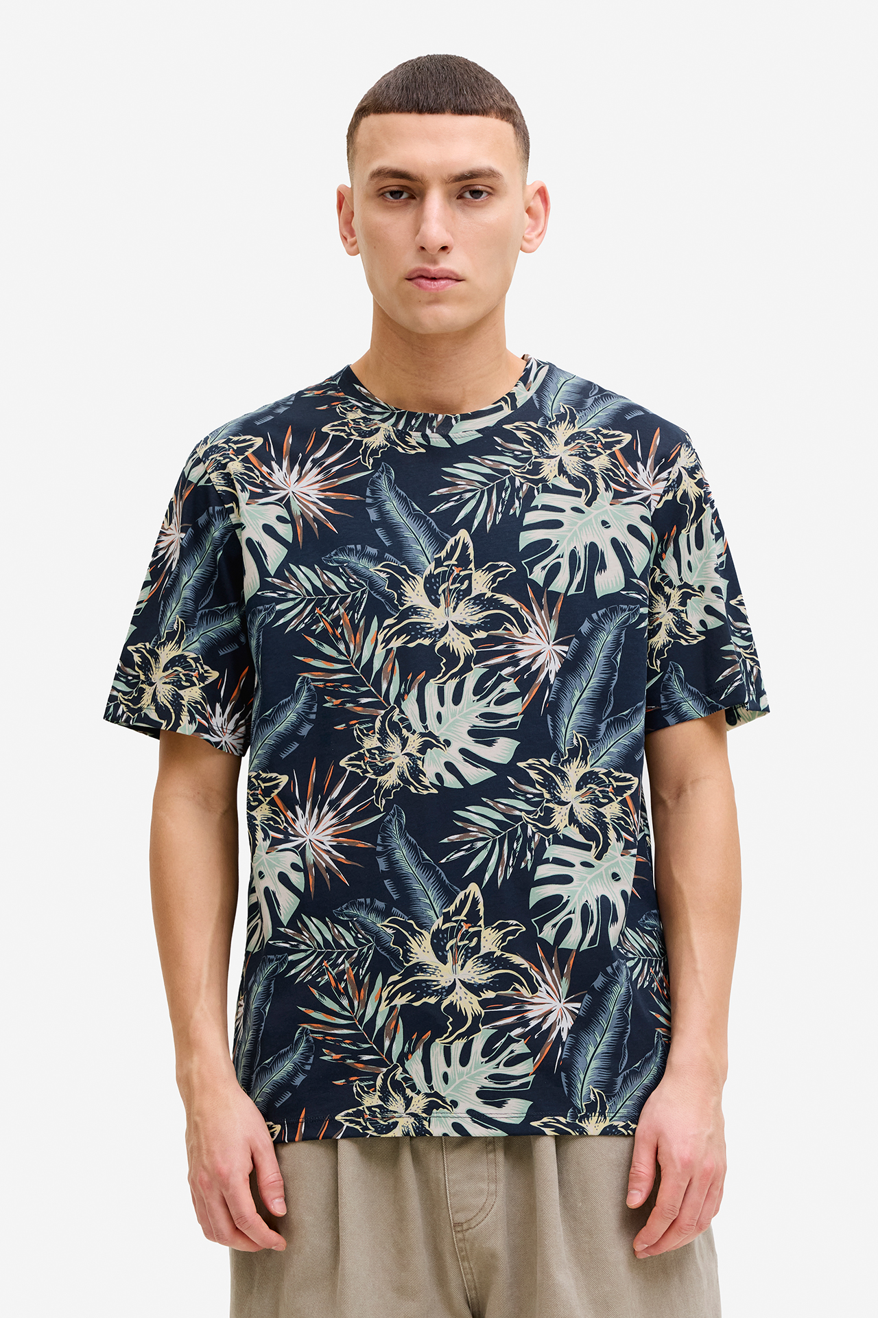 T-shirt JACK&JONES 12288089-Navy Blazer Granatowy