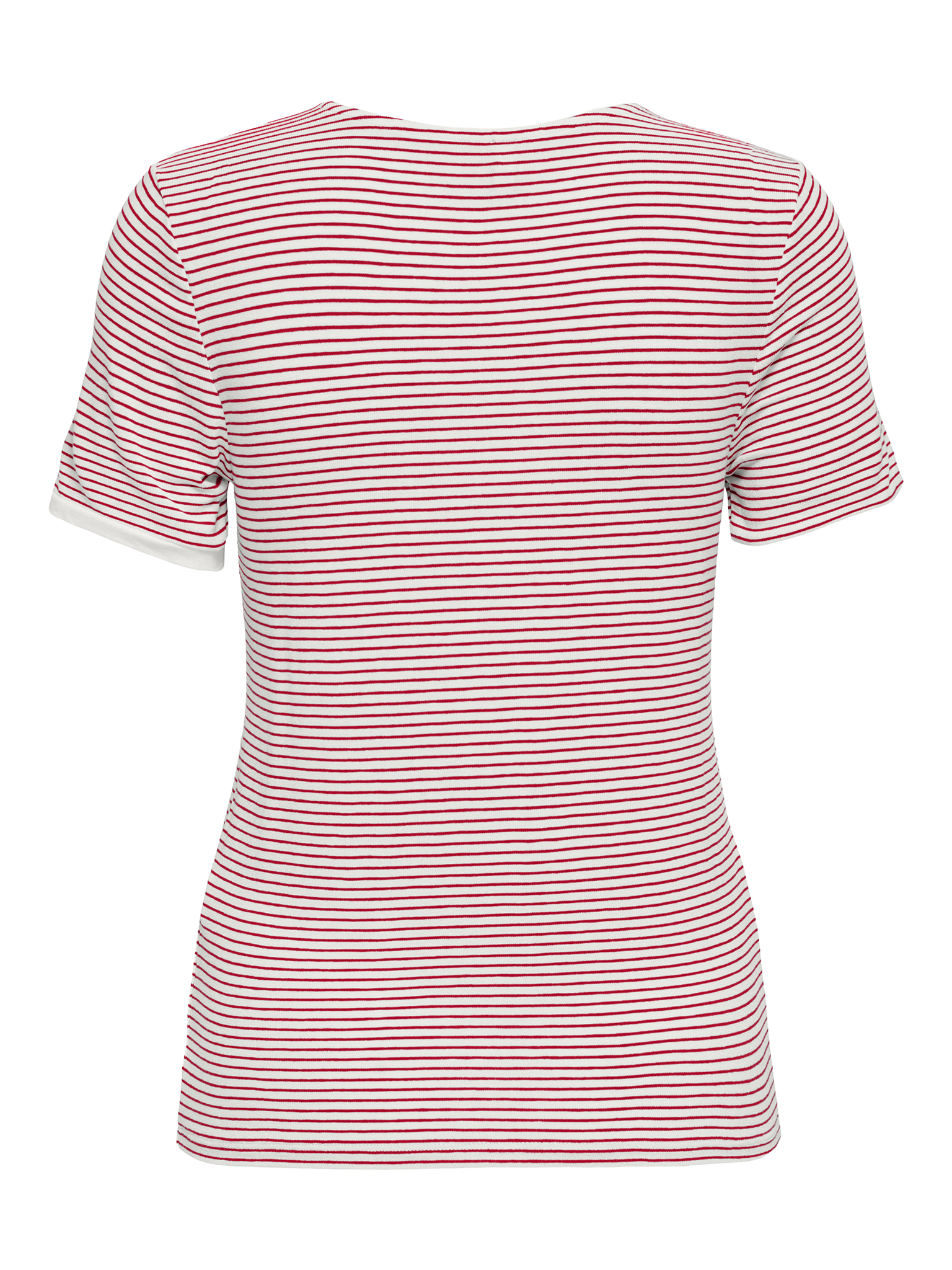 T-shirt ONLY 15315406-Cloud-Dancer-Barbados-Cherry Czerwony