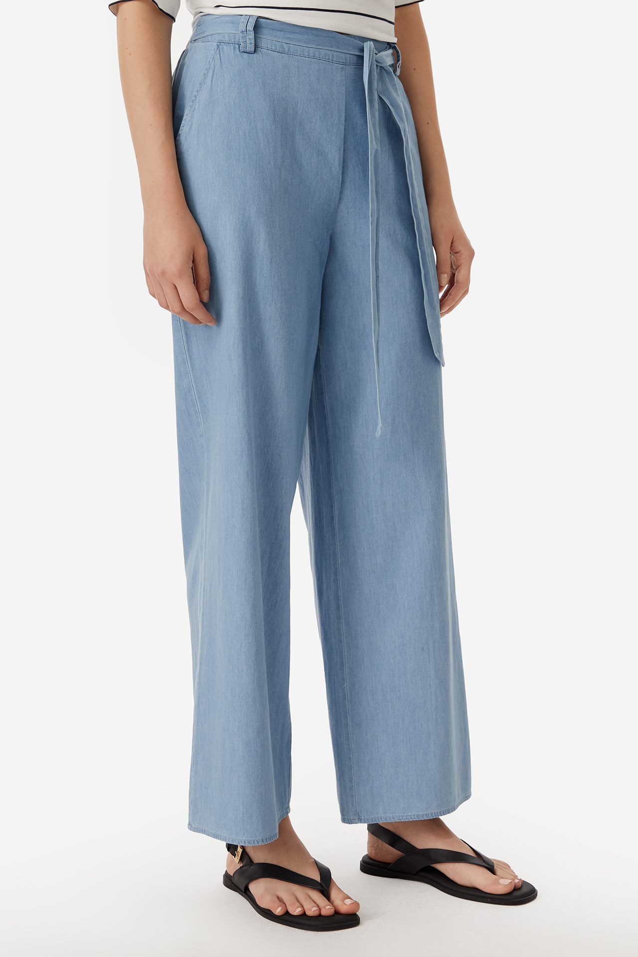 Spodnie ONLY 15370331-Light-Blue-Denim Niebieski