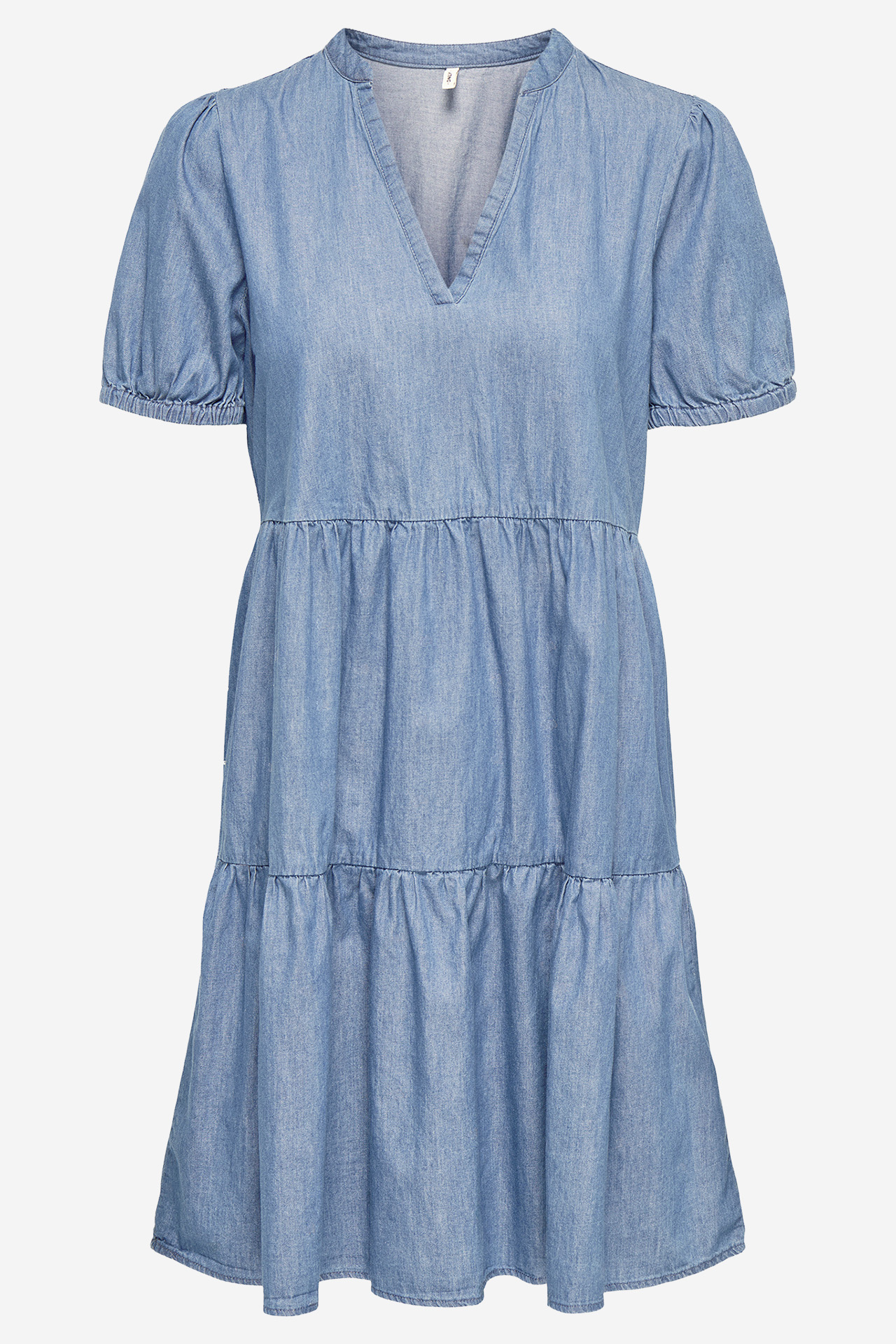 Sukienka ONLY 15370340-Light-Blue-Denim Niebieski