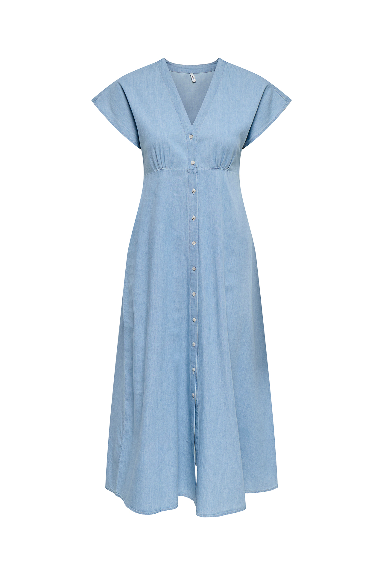 Sukienka ONLY 15370341-Light-Blue-Denim Niebieski