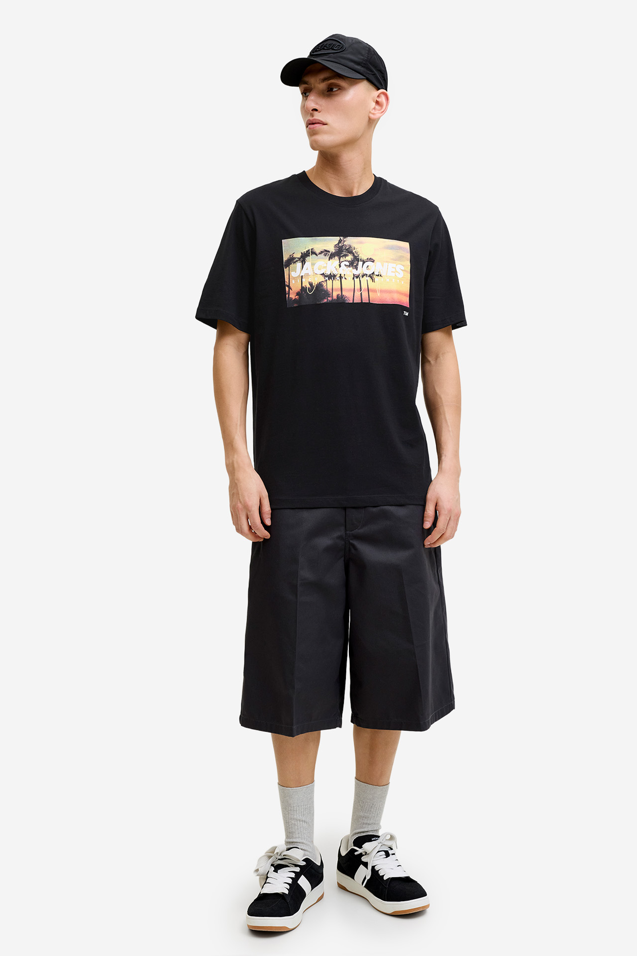 T-shirt JACK&JONES 12288112-Black Czarny